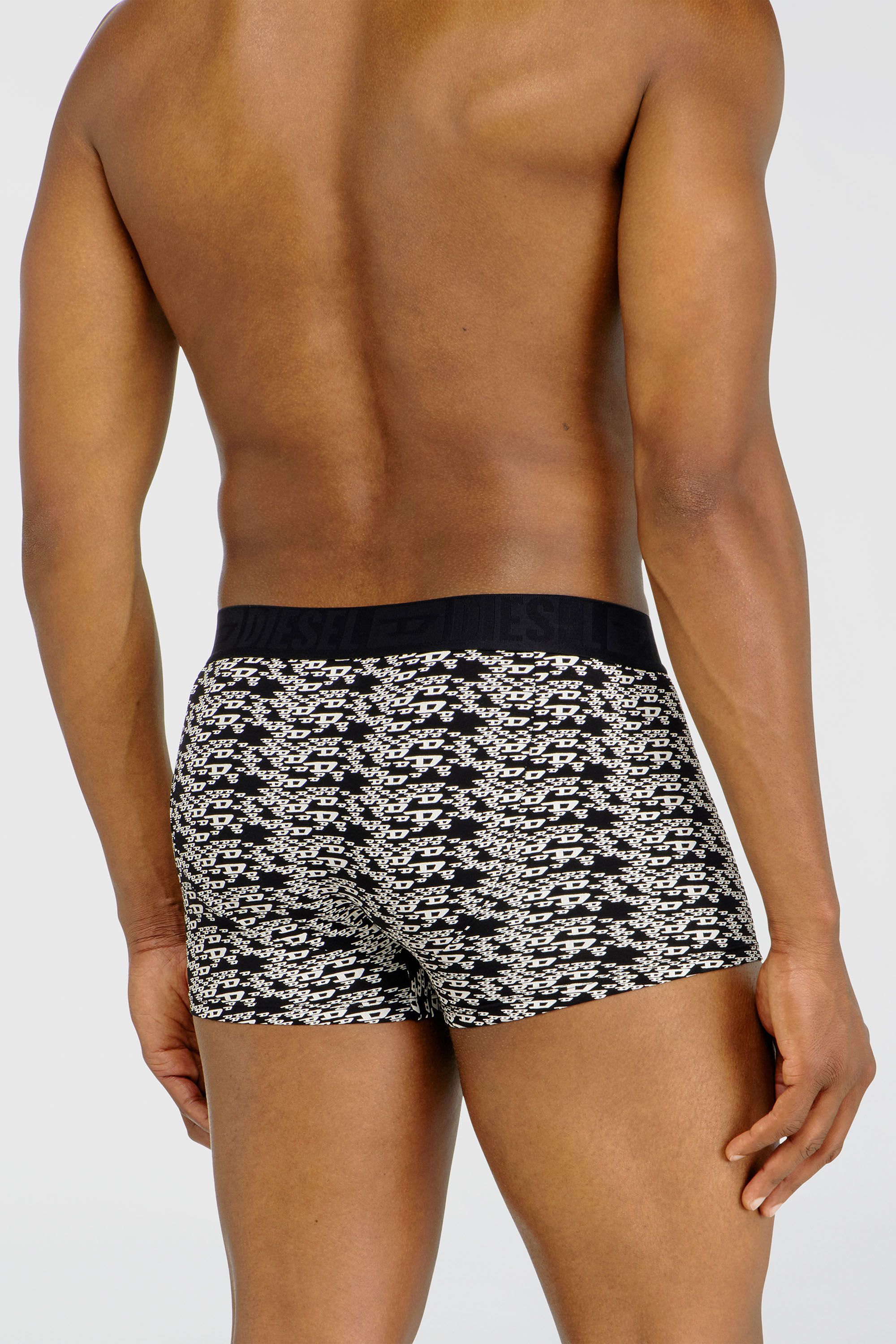 Diesel - MIKE-D-CORE-3PACK, Male's ボクサーパンツ 3枚パック in ブラック/ホワイト - 4