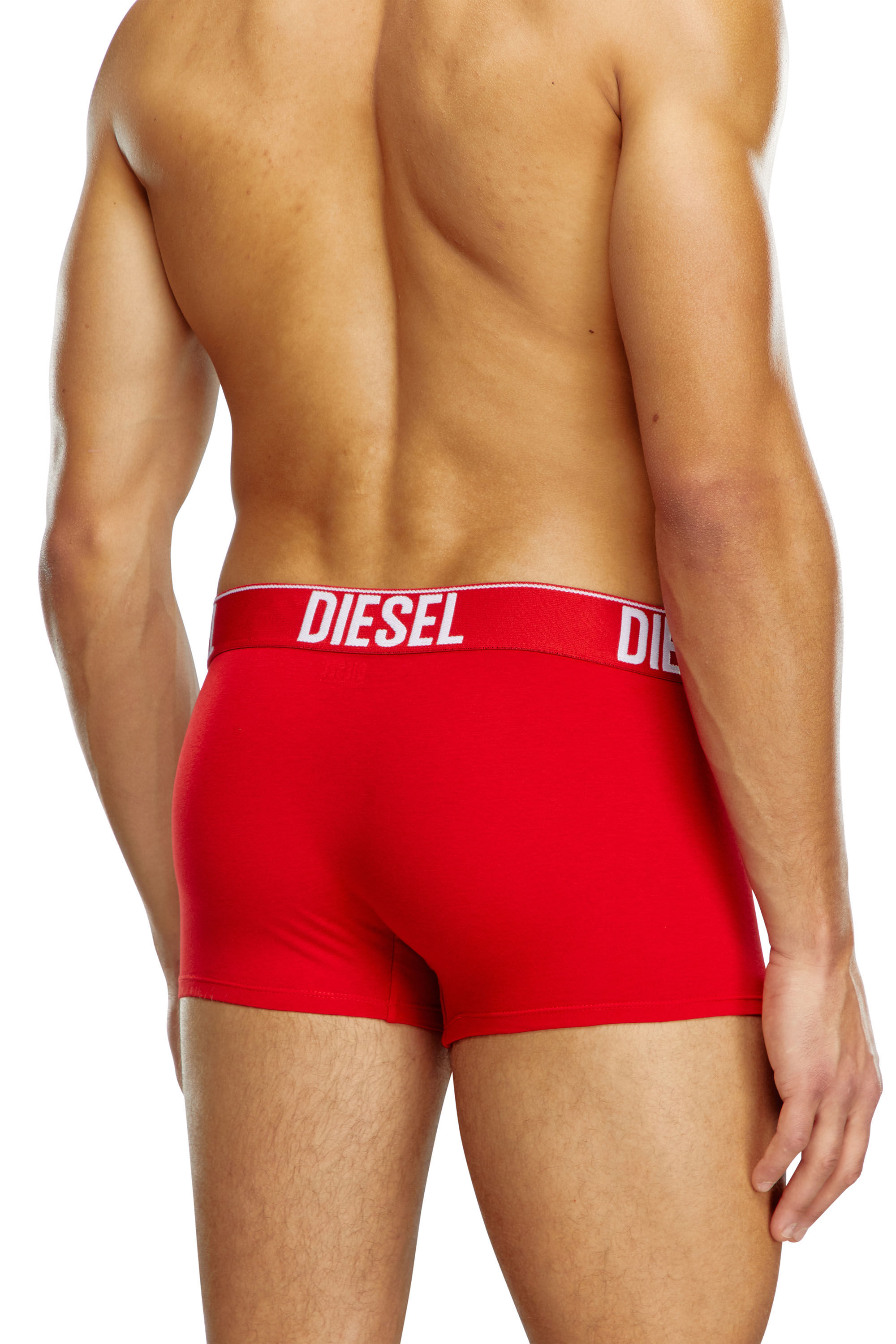 Diesel - UMBX-DAMIENTHREEPACK, Male's Three-pack boxer briefs with tonal waist in ホワイト/ブラック - 4