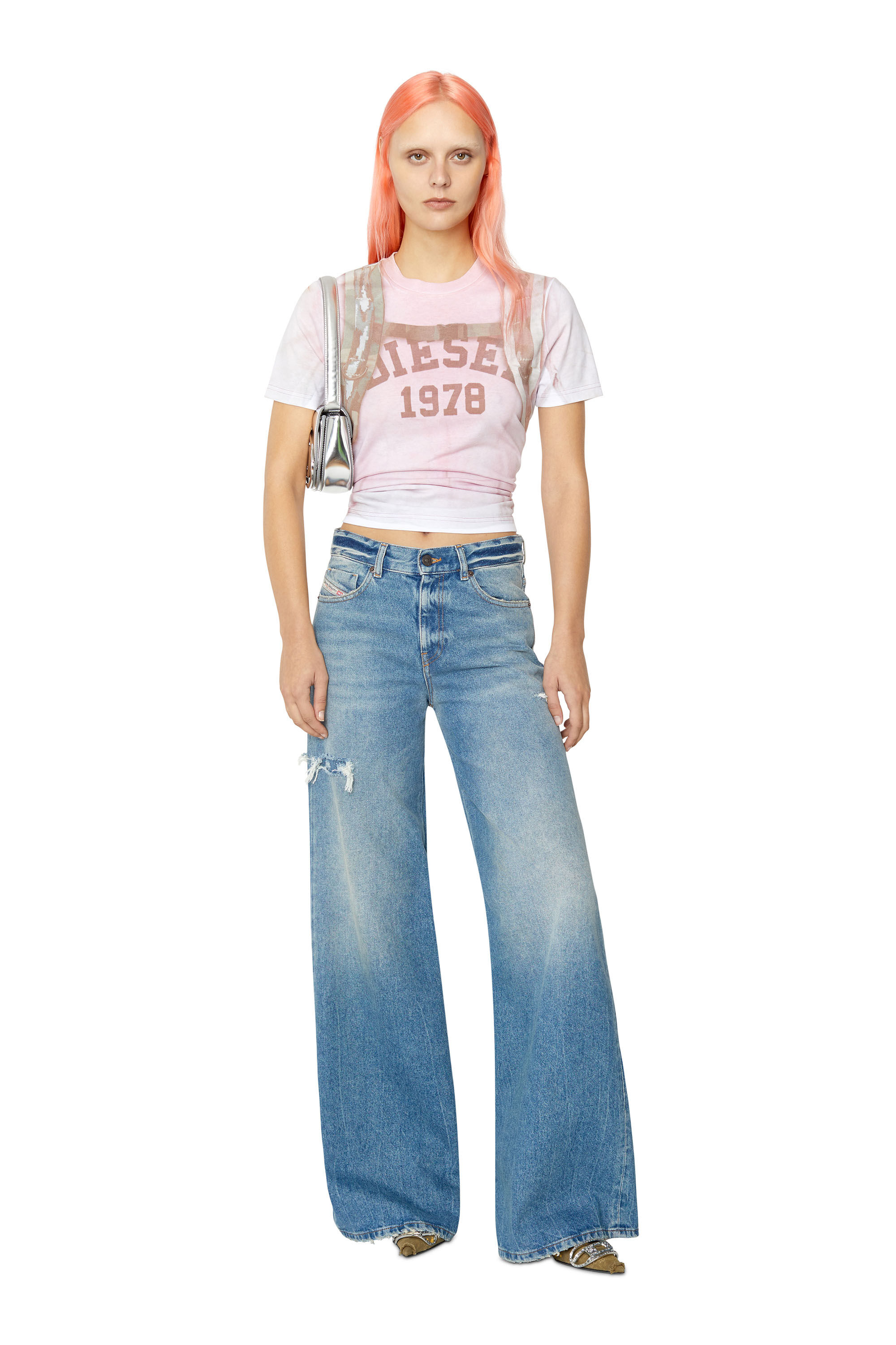 Diesel - Bootcut and Flare Jeans 1978 D-Akemi 09D97, ライトブルー - Image 1