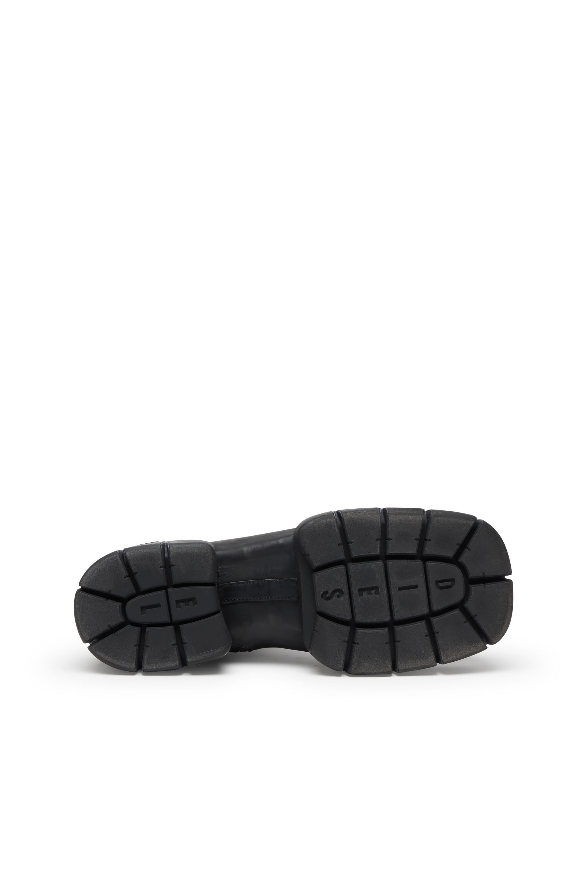 Diesel - D-TEX BT, Male's D-Tex-Oiled leather ankle boots with split sole in ブラック - 5