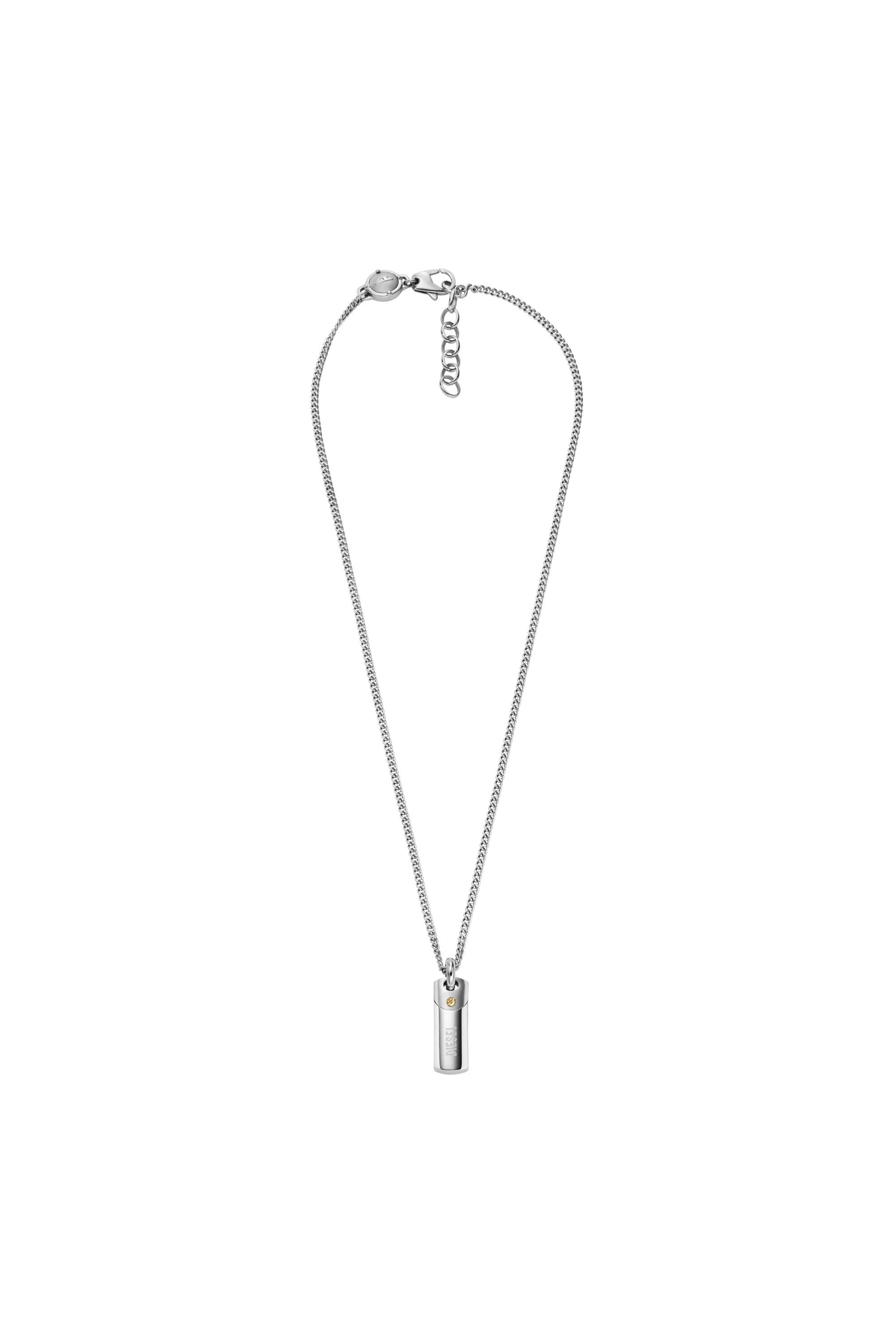 Diesel - DX1116, Male's ジュエリー ネックレス in シルバー - 1