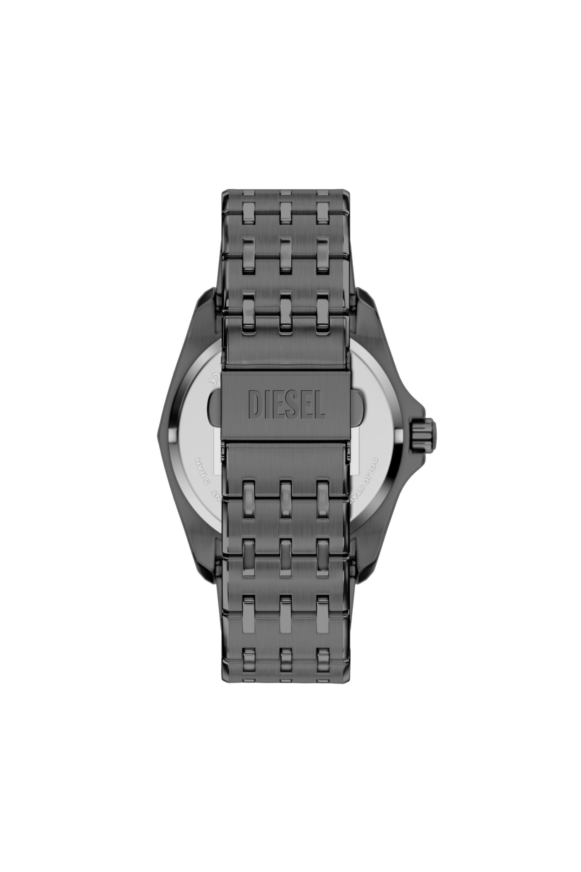 Diesel - DZ2238 WATCH, Male's Stinger gunmetal stainless steel watch in ダークグレー - 2
