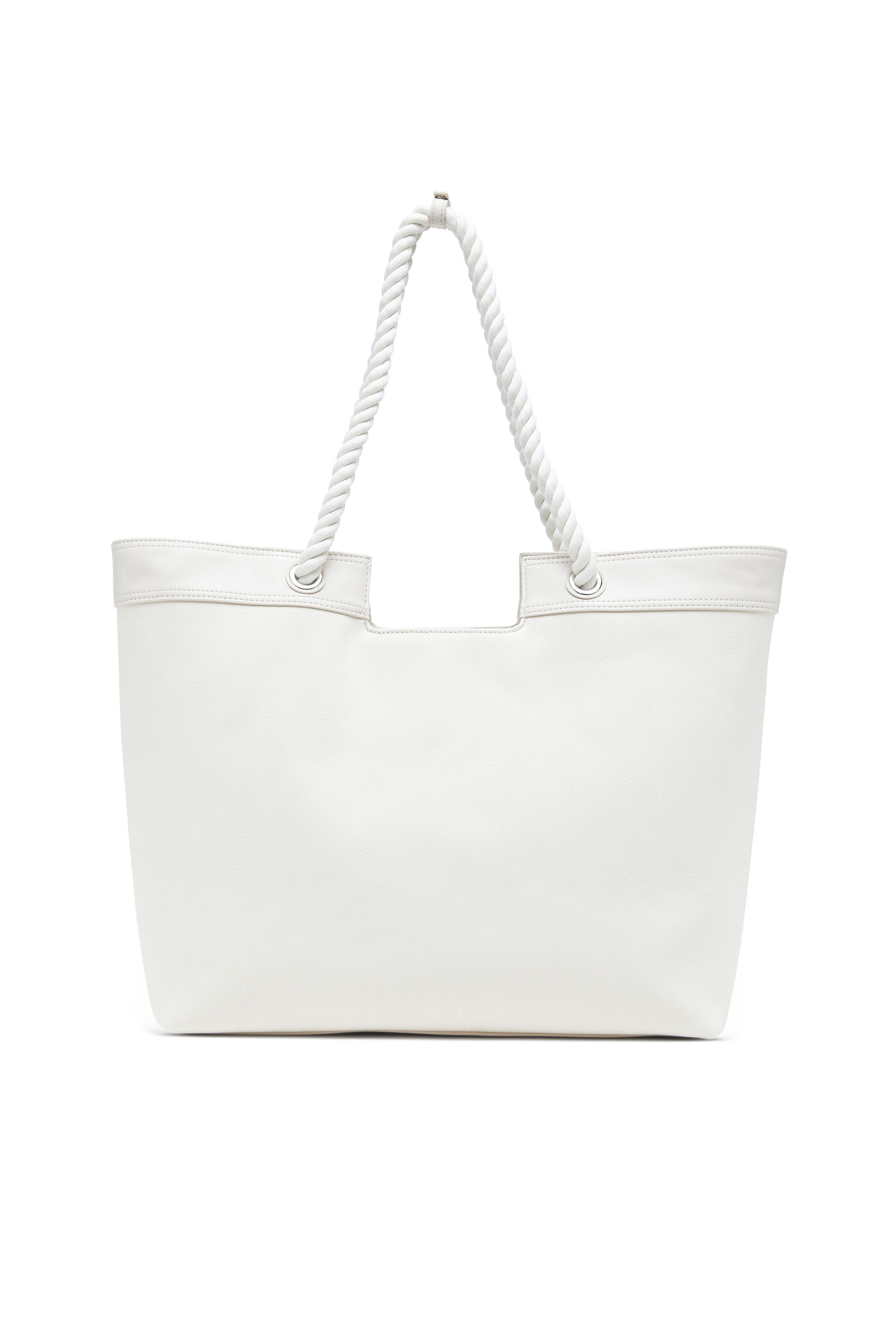 Diesel - DSL 3D SHOPPER EW, Female's Dsl 3D-Shopping bag in Cordura twill in ホワイト - 2