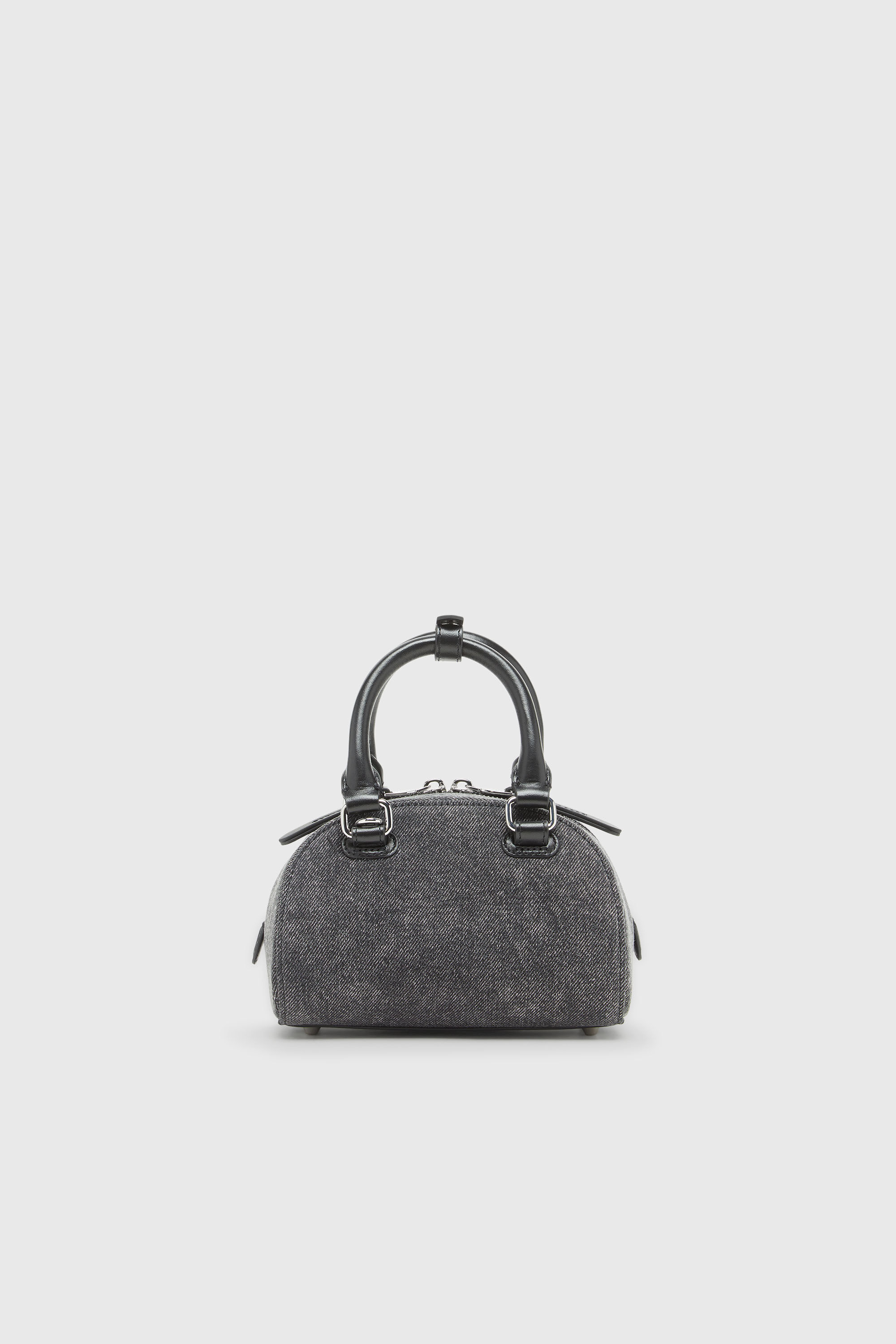 DIESEL　ディーゼル　ボストンバッグ　グレー　ショルダー　ドラム 1DR DOME CROSSBODY クロスボディバッグ｜グレー｜ウィメンズ｜DIESEL