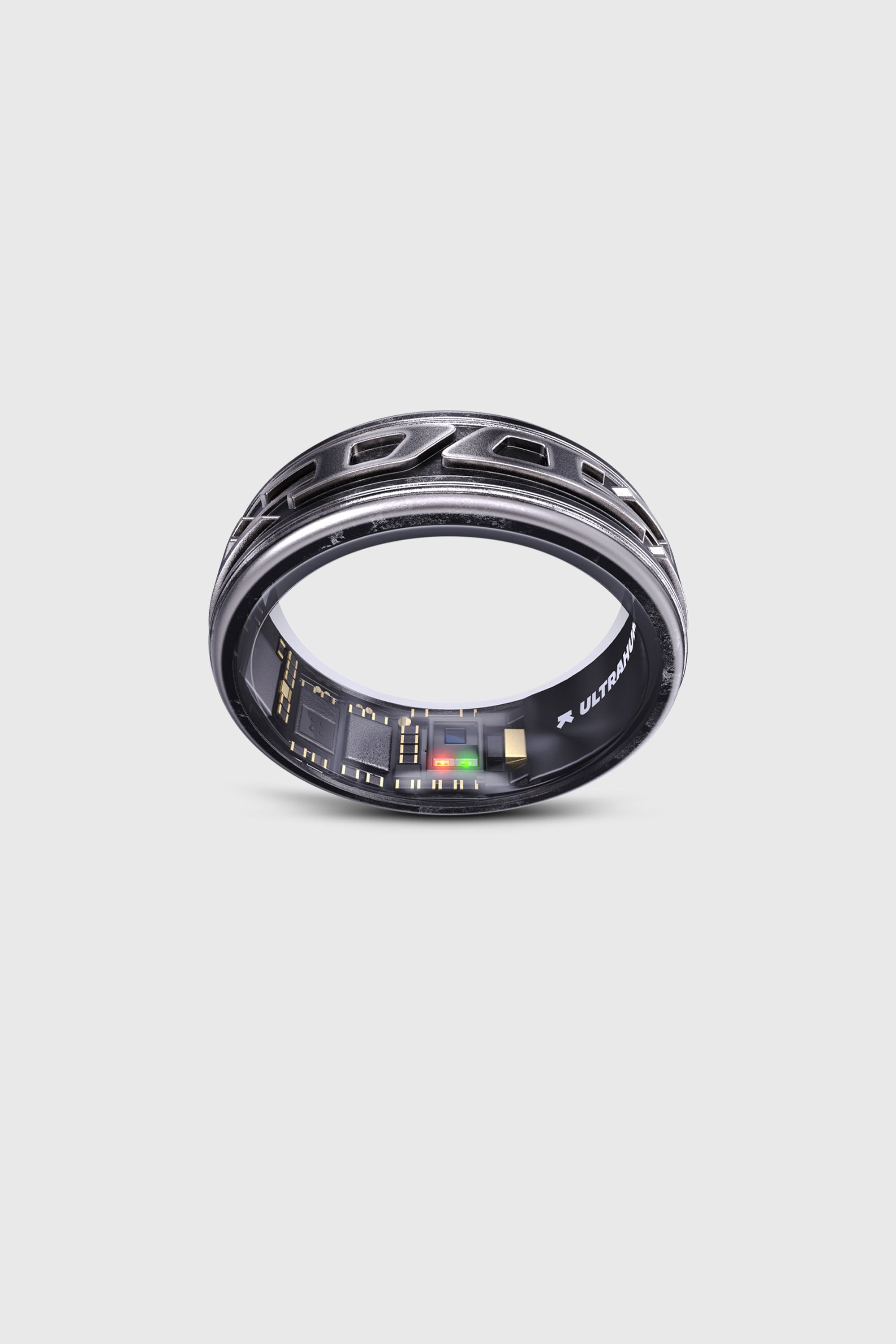 Diesel - SMART RING PHANTOM BLACK- UHRA-DD SMART RING, Unisex's Smart ring in distressed black in ブラック - 1
