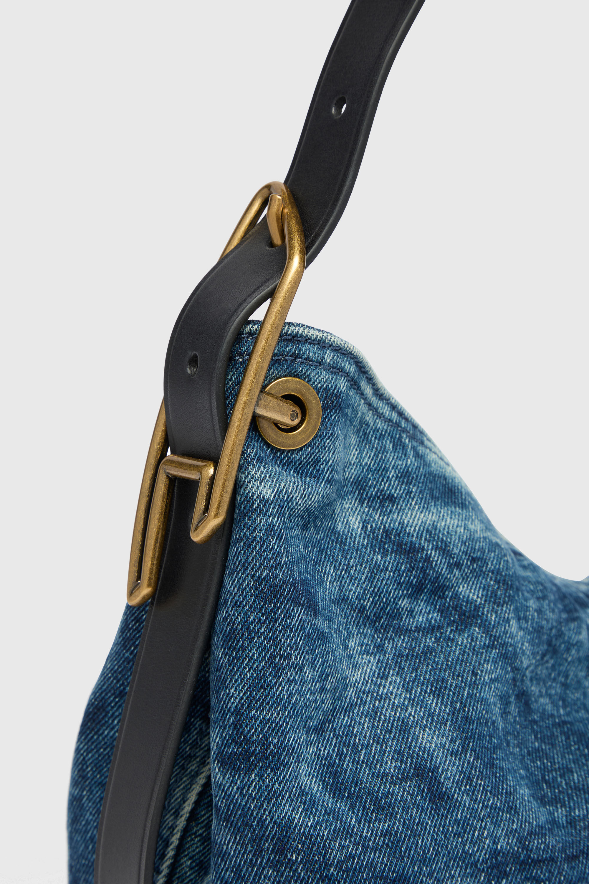 D-LINE HOBO S ショルダーバッグ｜ブルー｜ウィメンズ｜DIESEL