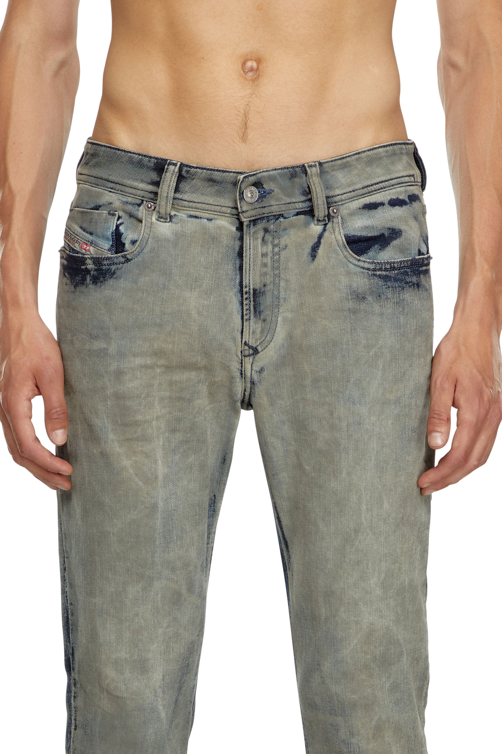 Diesel - Male's Skinny Jeans 1979 Sleenker 068ND, ダークブルー - 4