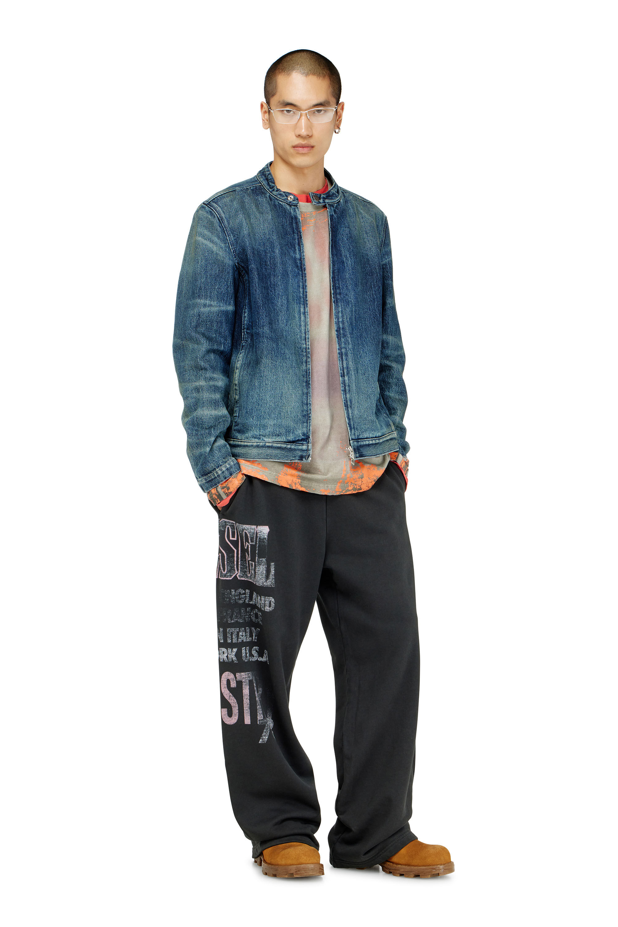 P-ILL Sweatpants with concert graphics｜ToBeDefined｜メンズ｜DIESEL