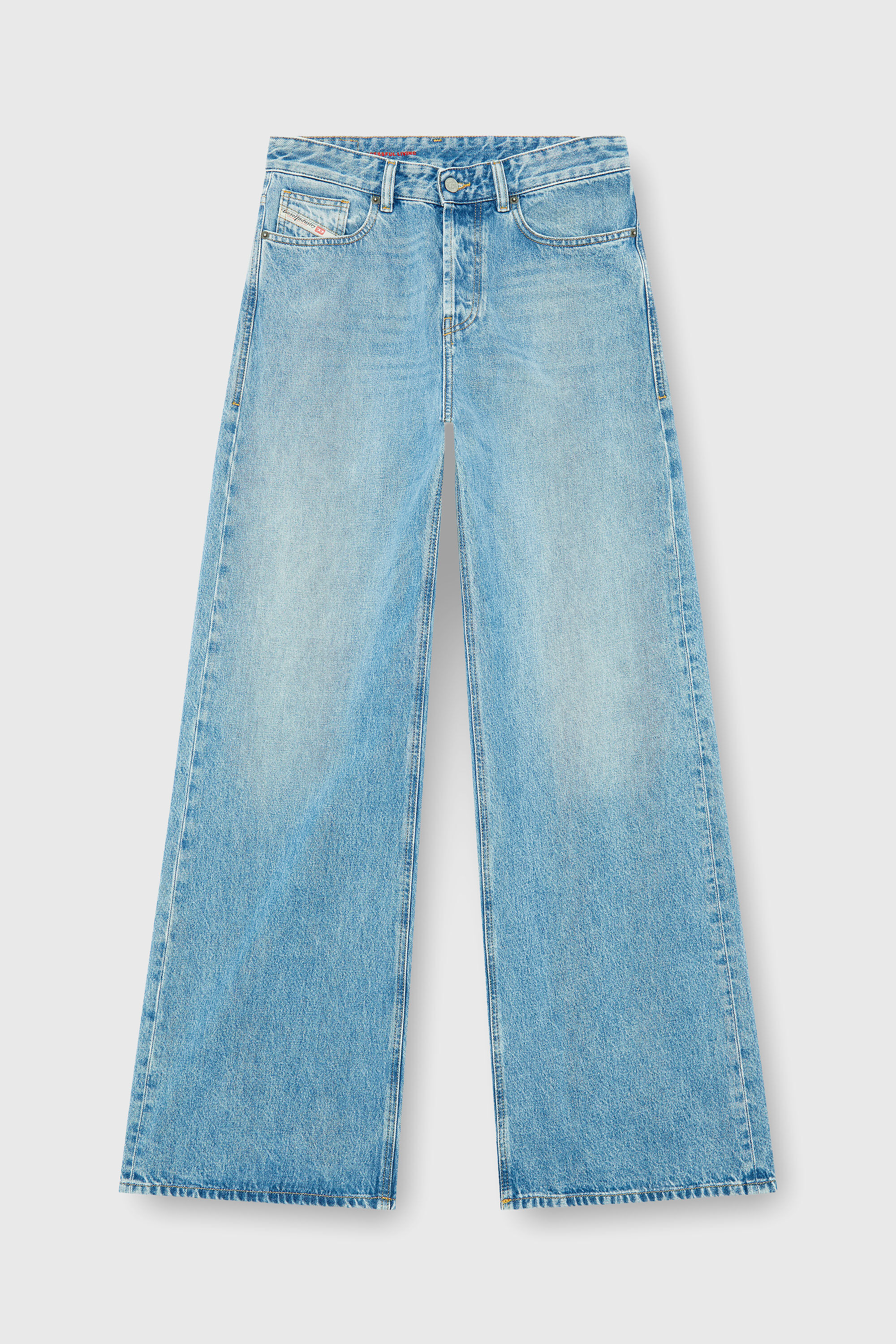 Diesel - Unisex's Relaxed Jeans 1996 D-Sire 09I29, ライトブルー - 8