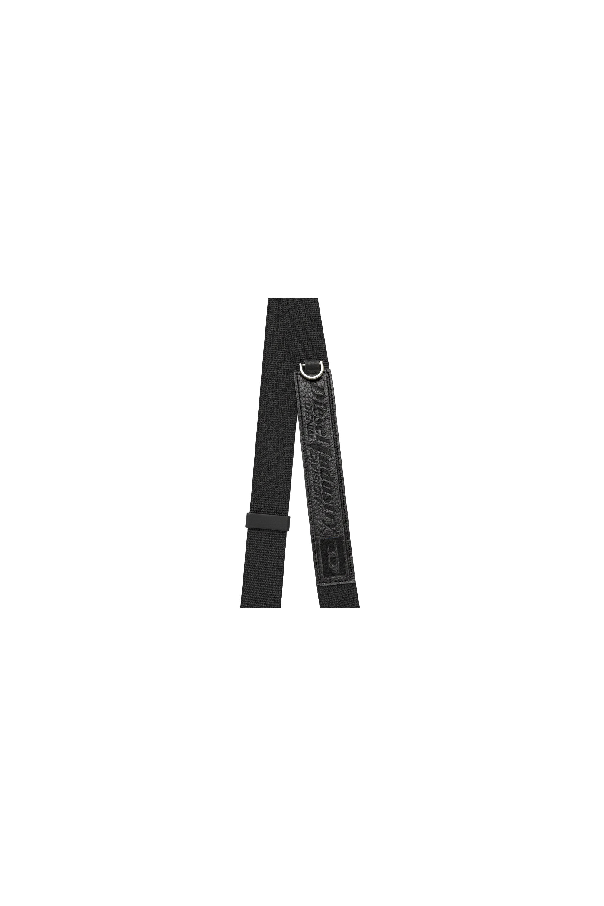 希少✨ディーゼル ウォレットショルダー 芸能人着用 ユニセックス 牛革 60658 UNIVERSAL STRAP Flag D necklace phone crossbody strap