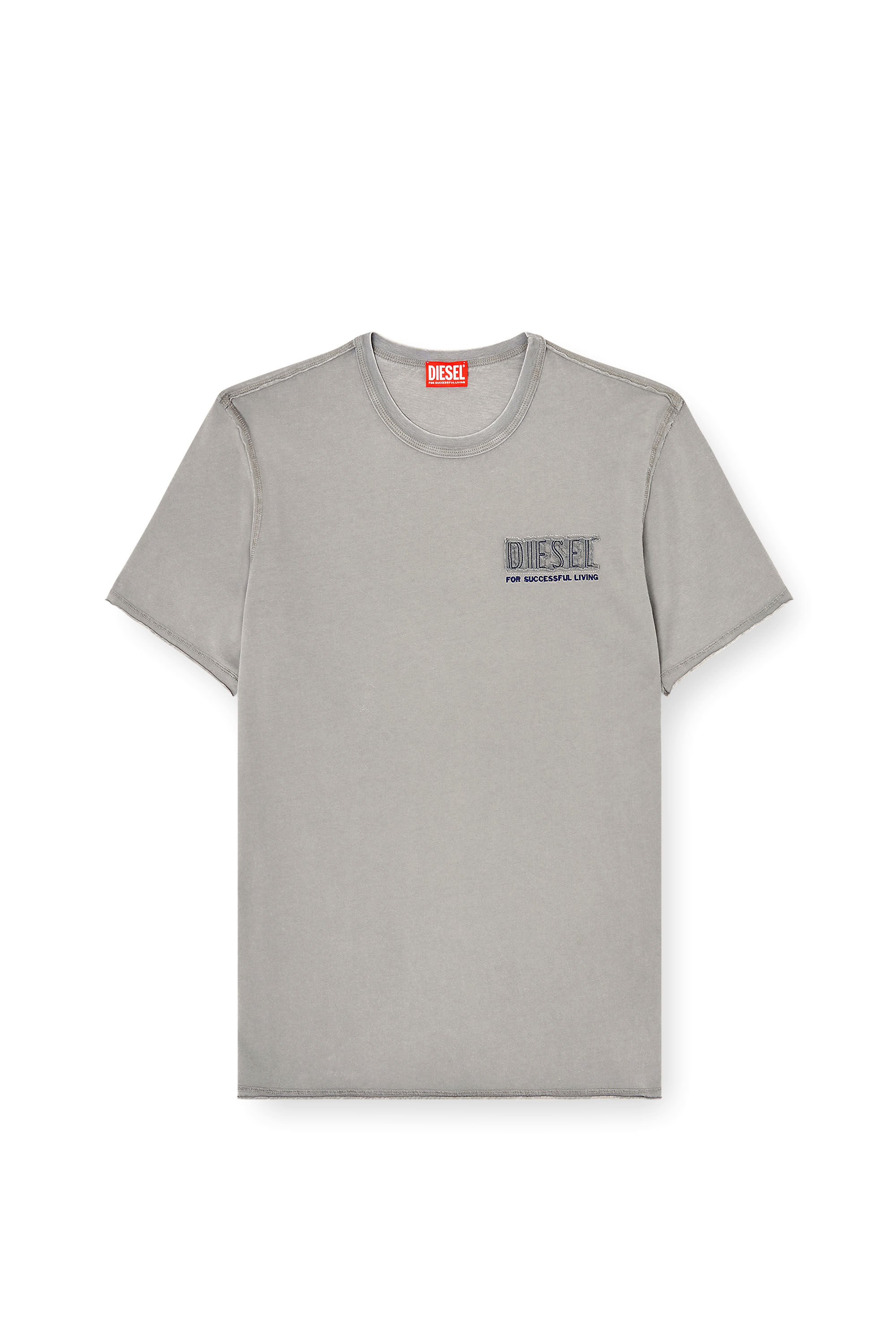 T-RAWJUST-V1 Tシャツ｜グレー｜メンズ｜DIESEL
