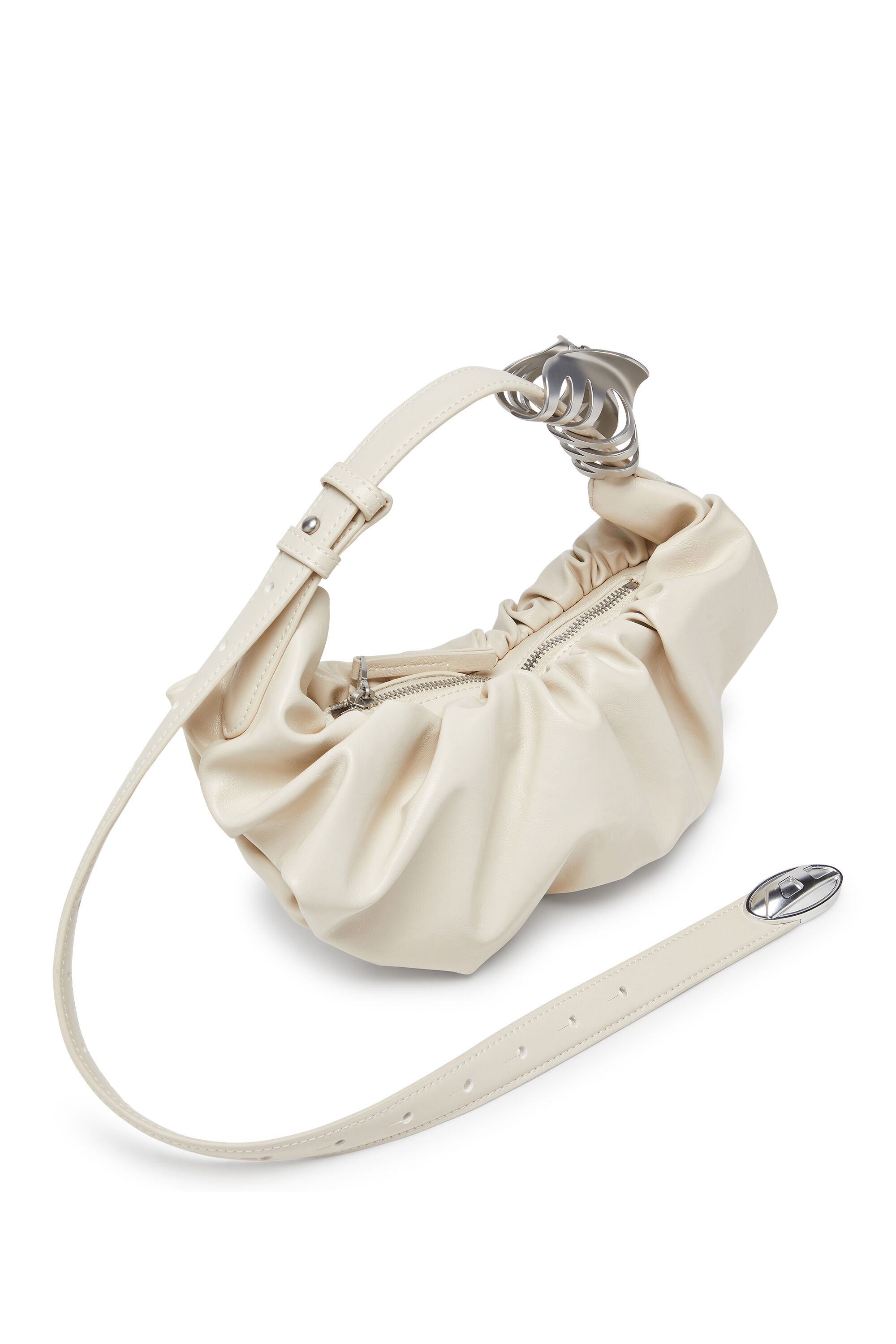 Diesel - GRAB-D HOBO S, Female's ホーボーバッグ S in ホワイト - 5