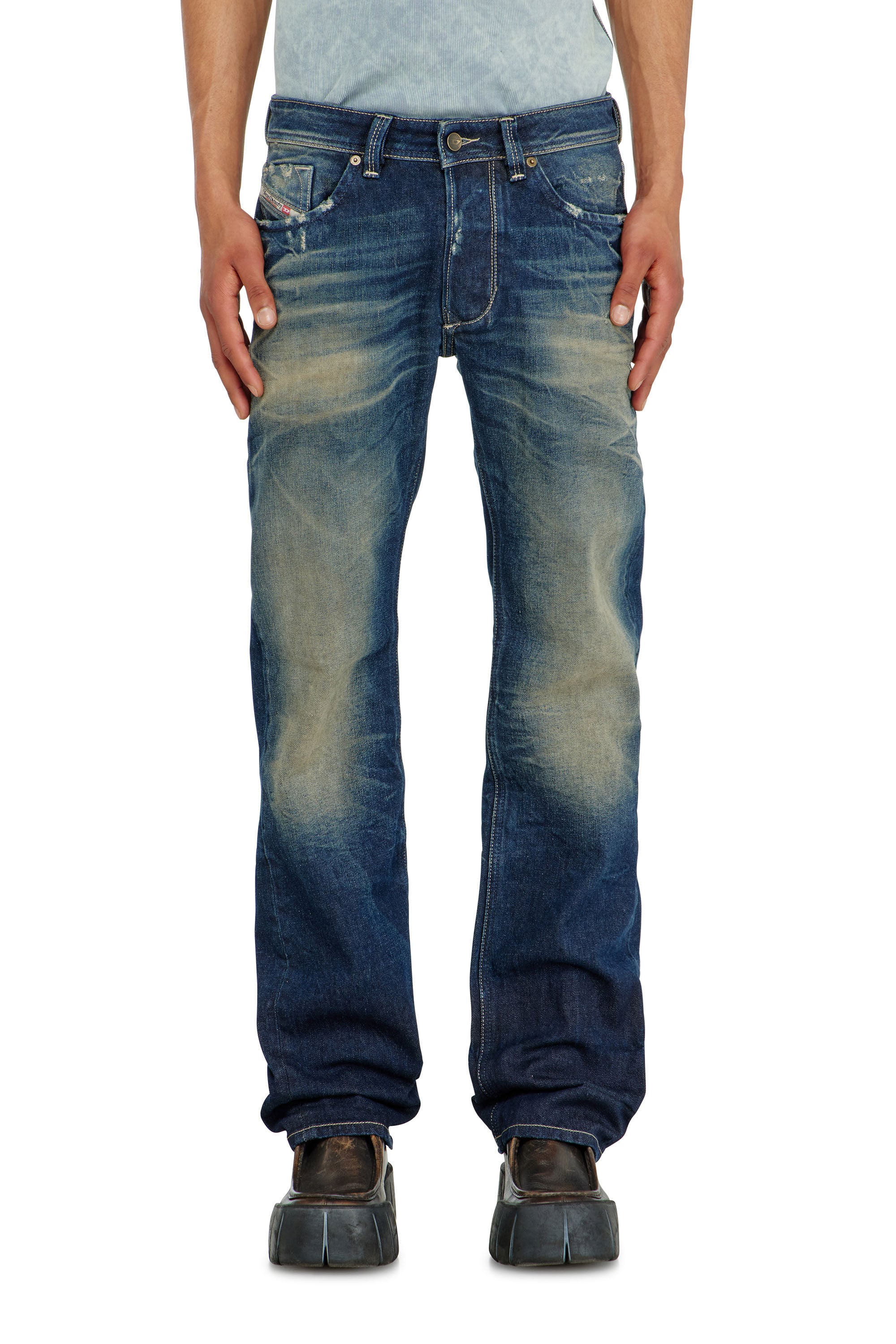 Diesel - Male's Regular Jeans 1985 Larkee 007EH, ダークブルー - 5