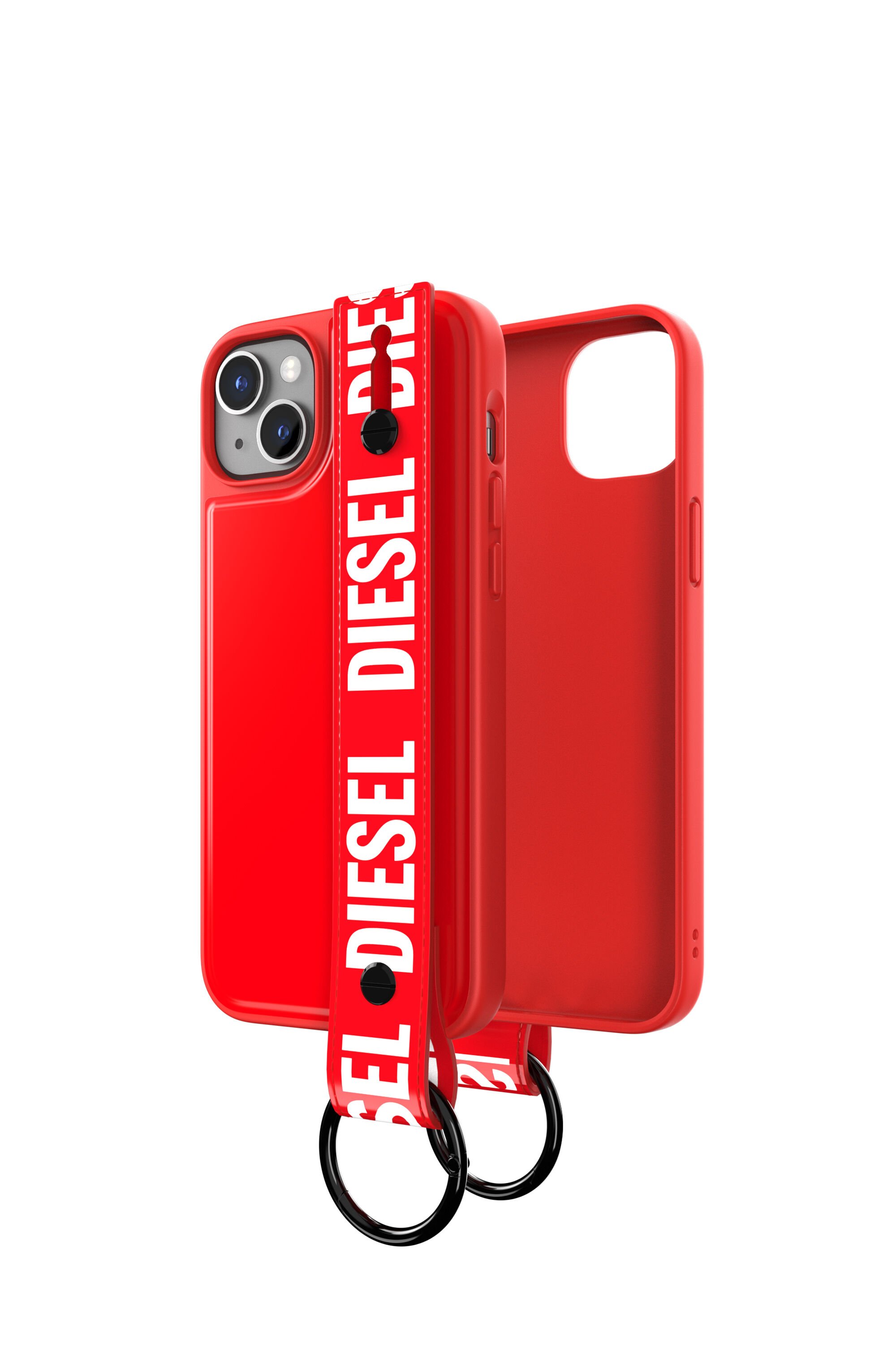 Diesel - 51498 MOULDED CASE, Unisex's iPhone 14 PLUS　対応　ケース in レッド - 1