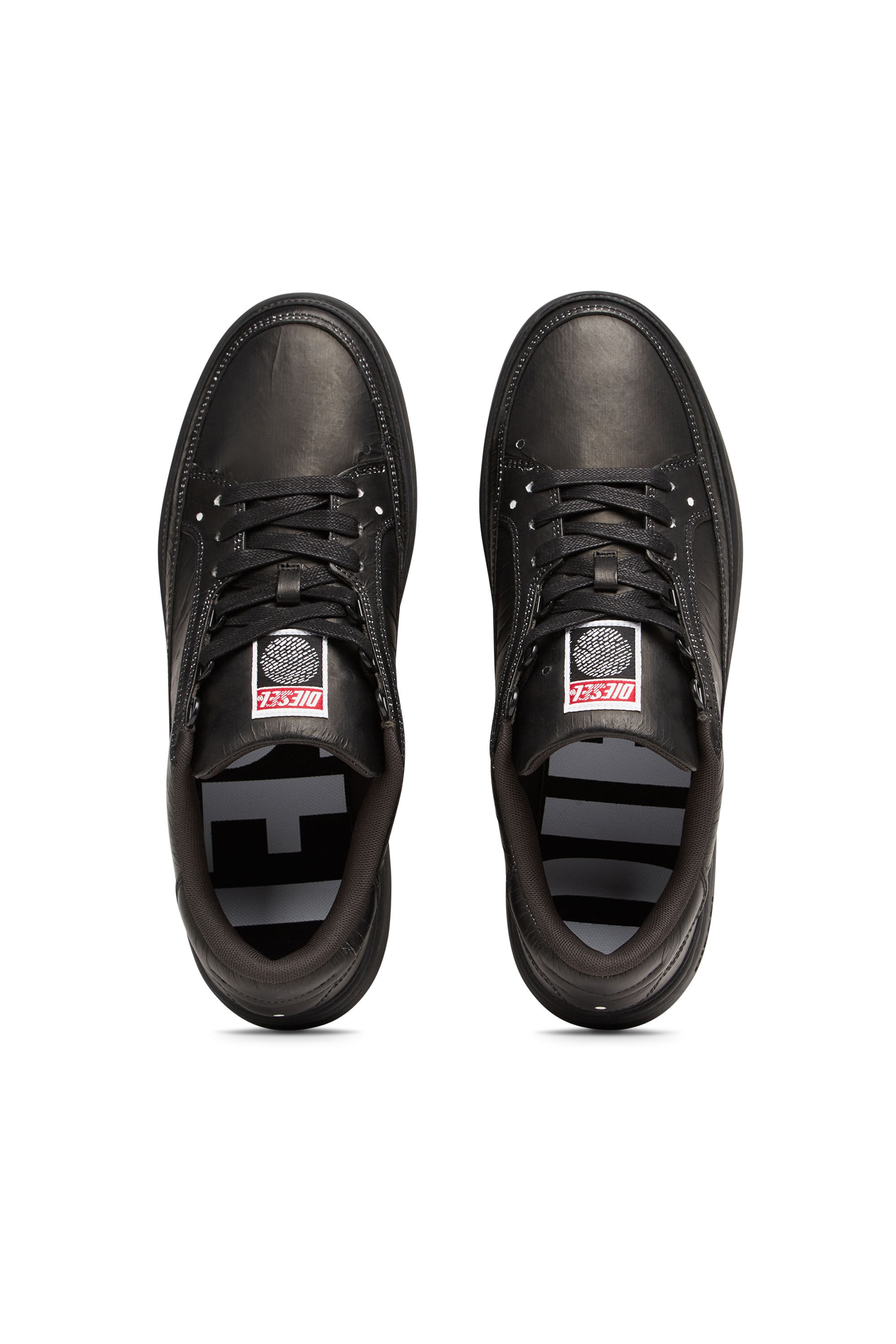 Diesel - S-SINNA LOW TK, Male's カウレザー ローカットスニーカー - S-Sinna Low Tk in ブラック - 6