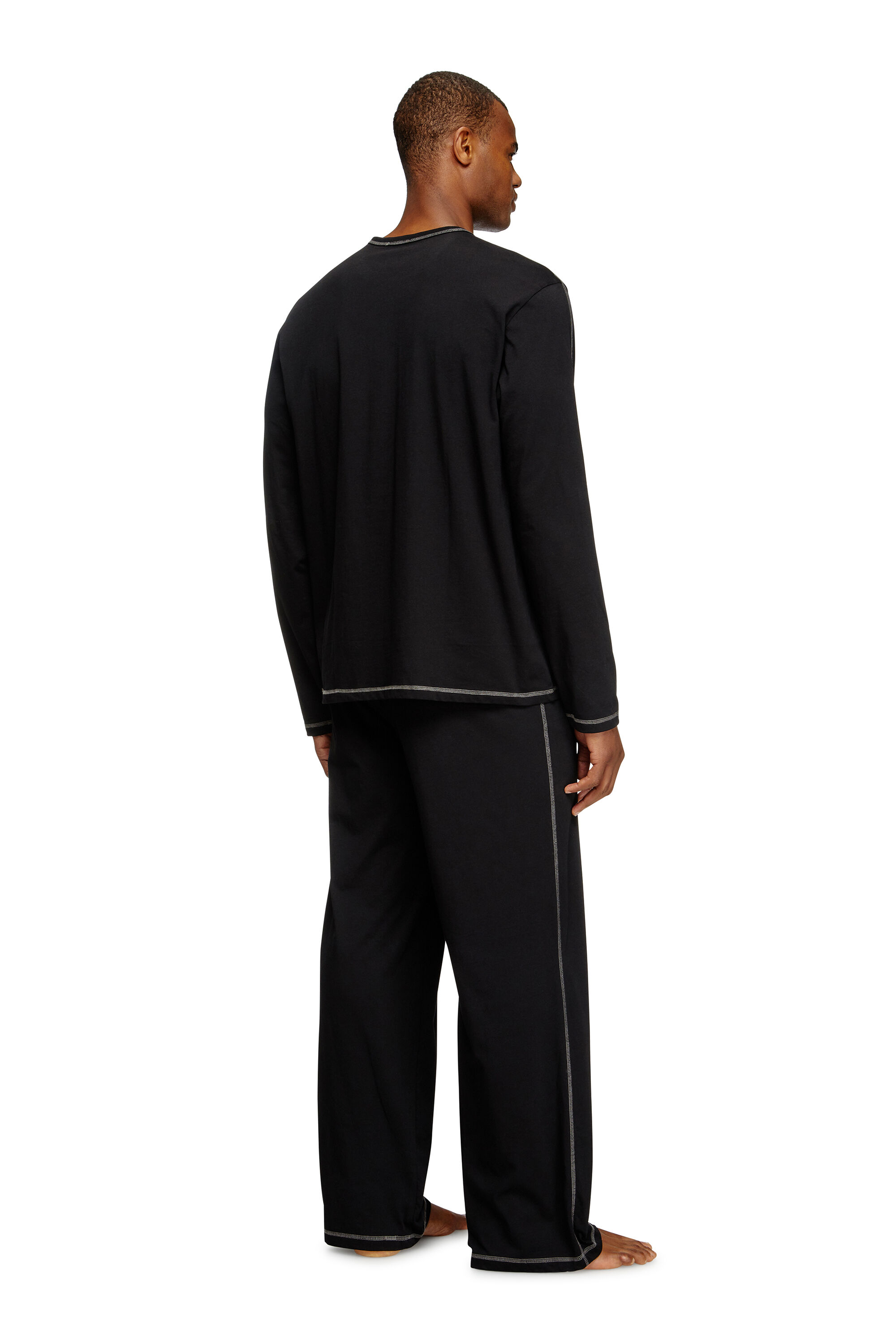 Diesel - SET-NOLAN-D-CORE, Male's Pajamas in cotton jersey in ブラック - 3