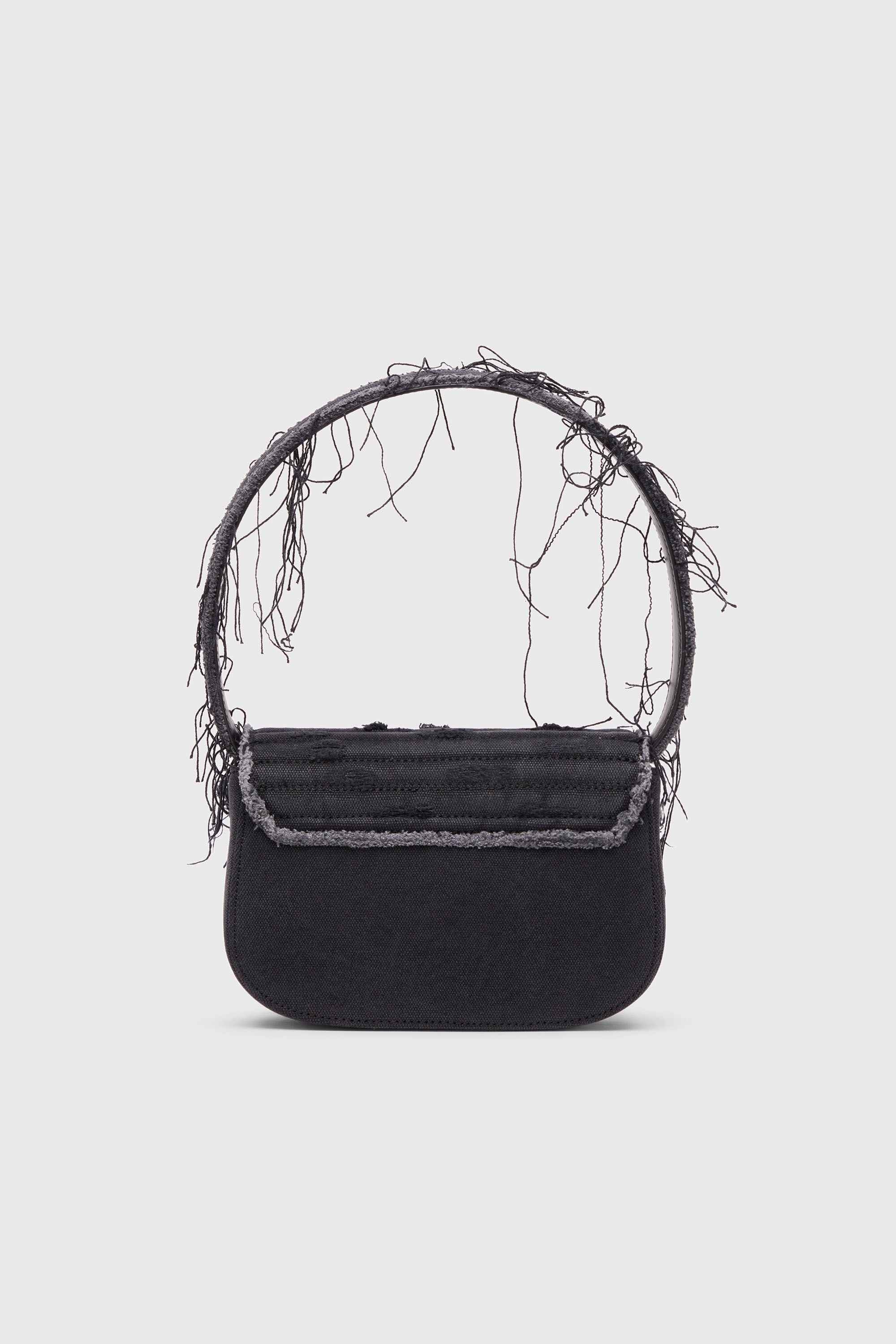 Diesel - 1DR, Female's 1DR-Iconic shoulder bag in canvas and leather in ブラック - 3