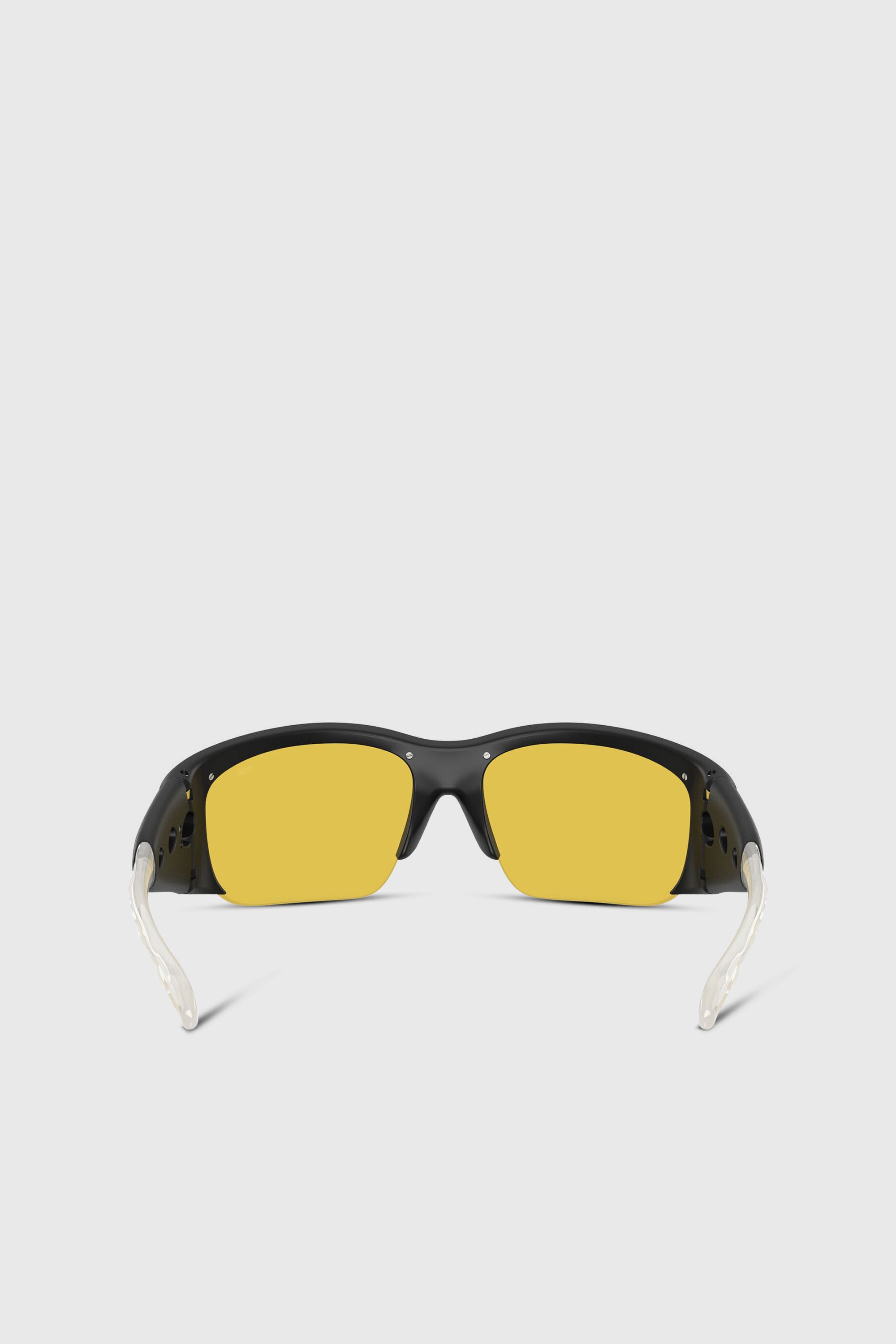 Diesel - 0DL3016U, Unisex's Wrap-around shape sunglasses in ベージュ/イエロー - 3