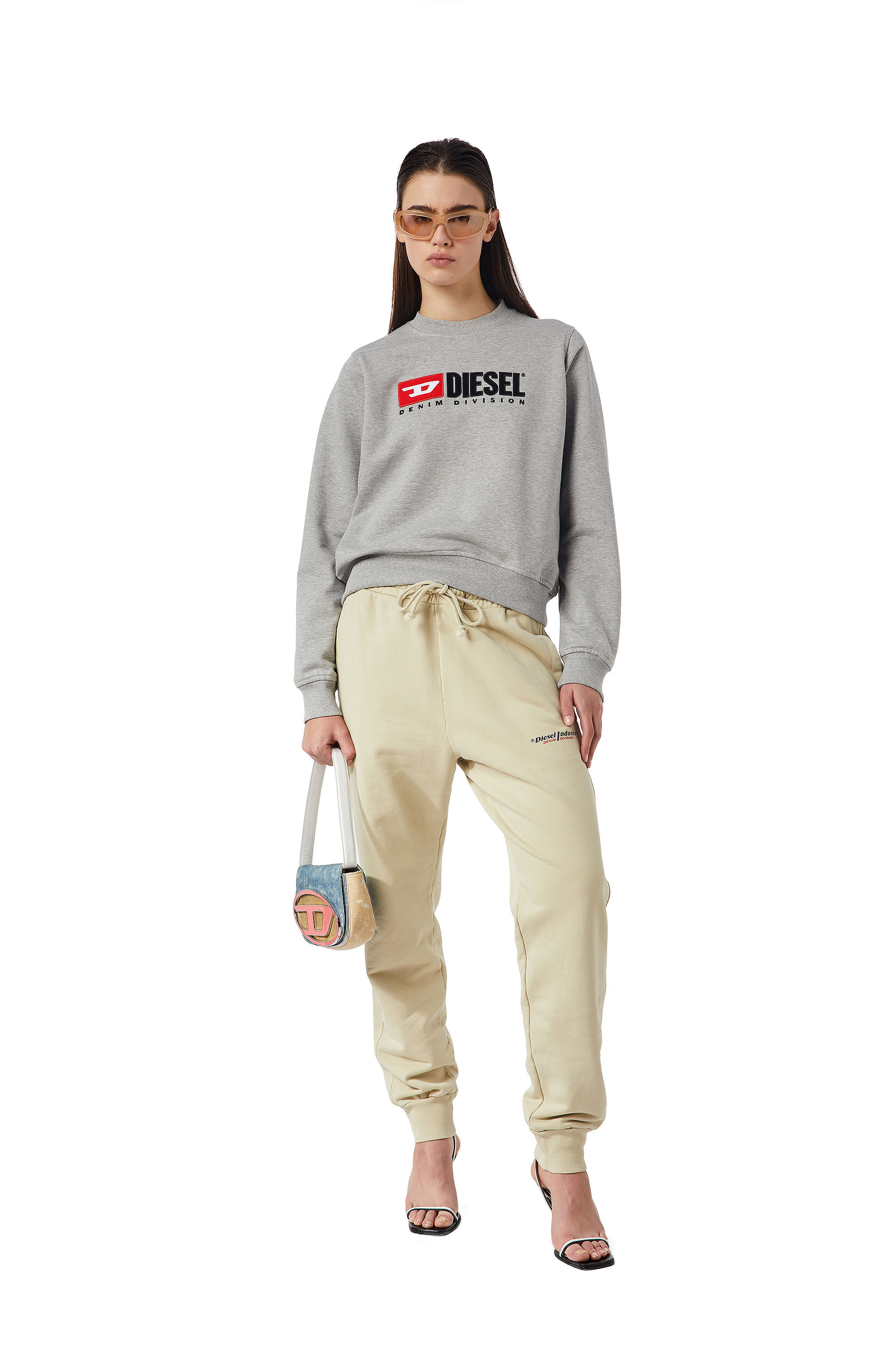 Diesel - F-REGGY-DIV, Female's Denim Division sweatshirt in グレー - 1