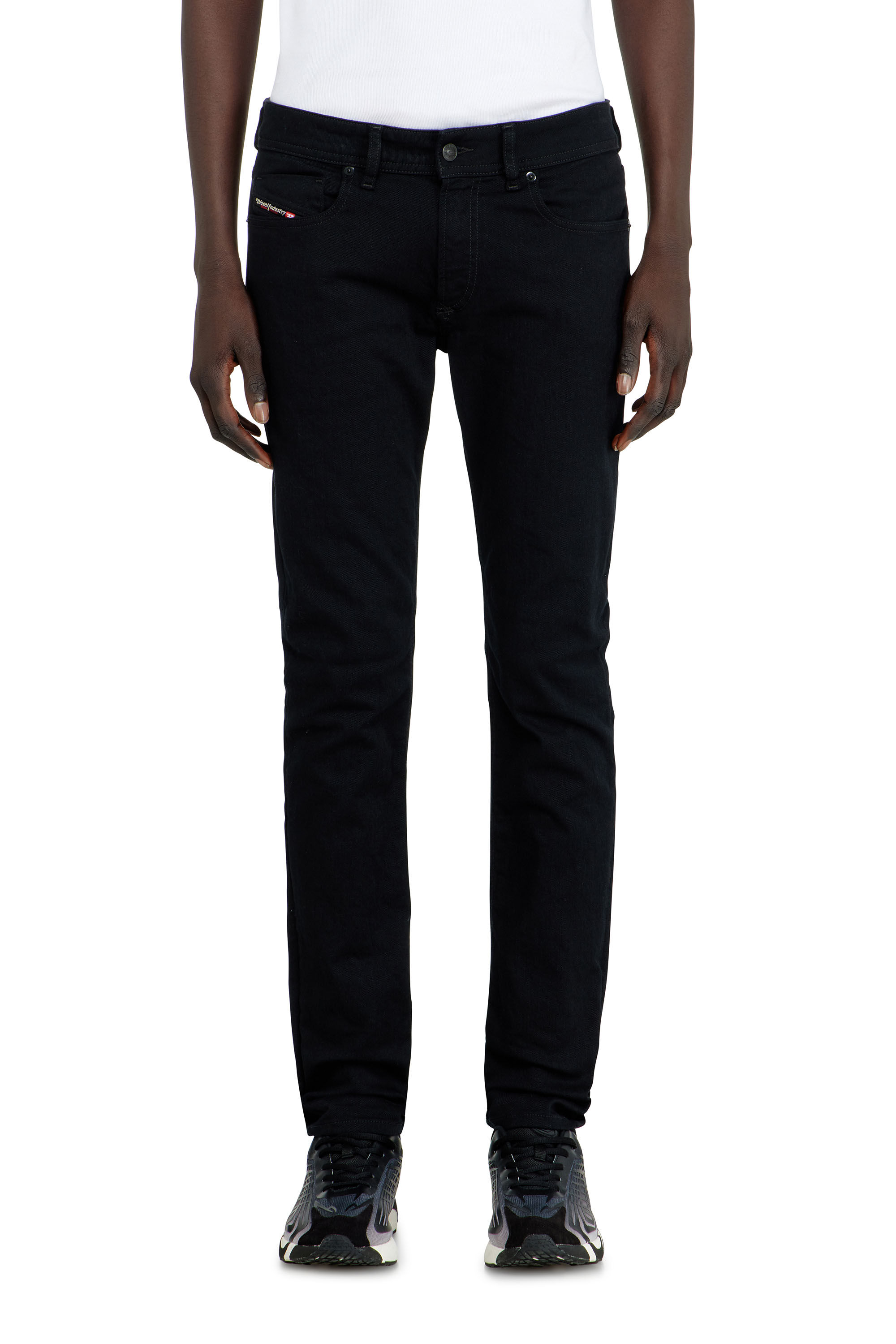 Diesel - Male's Skinny Jeans 1979 Sleenker 09C51, ブラック/ダークグレー - 4