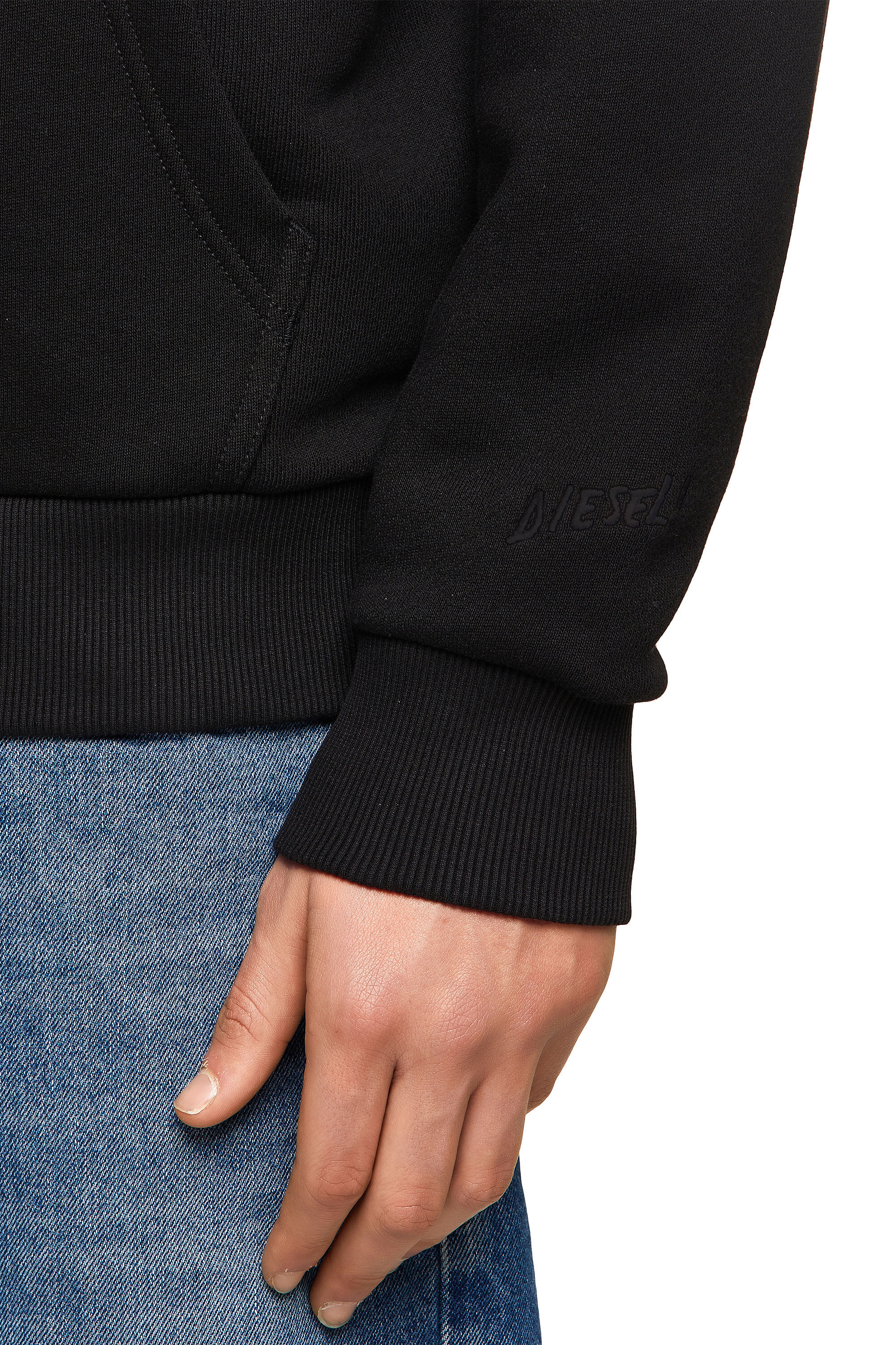 Diesel - S-GIRK-HOOD-B1, ブラック - Image 4