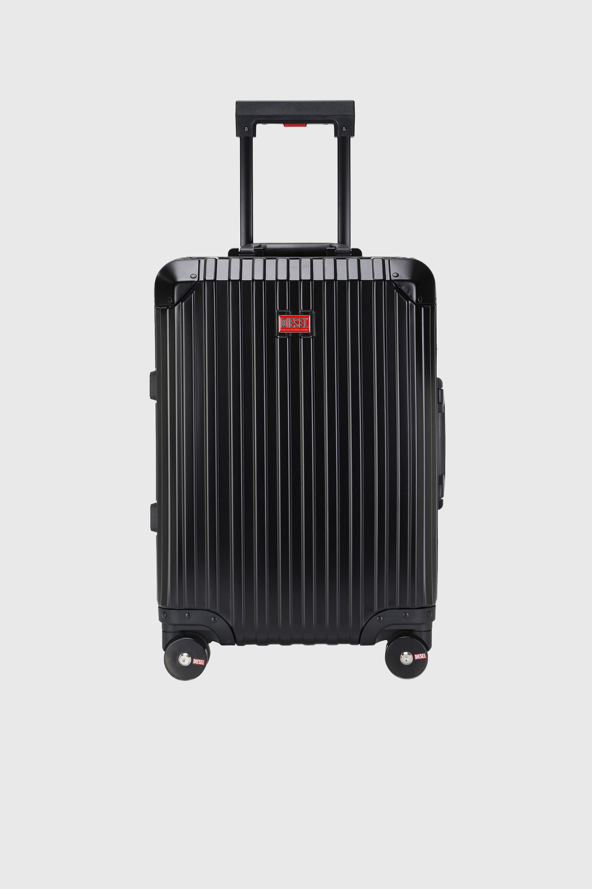 Diesel - DIESEL ALUMINUM TROLLEY- DSL002, Unisex's Aluminum suitcase size S in ブラック - 1