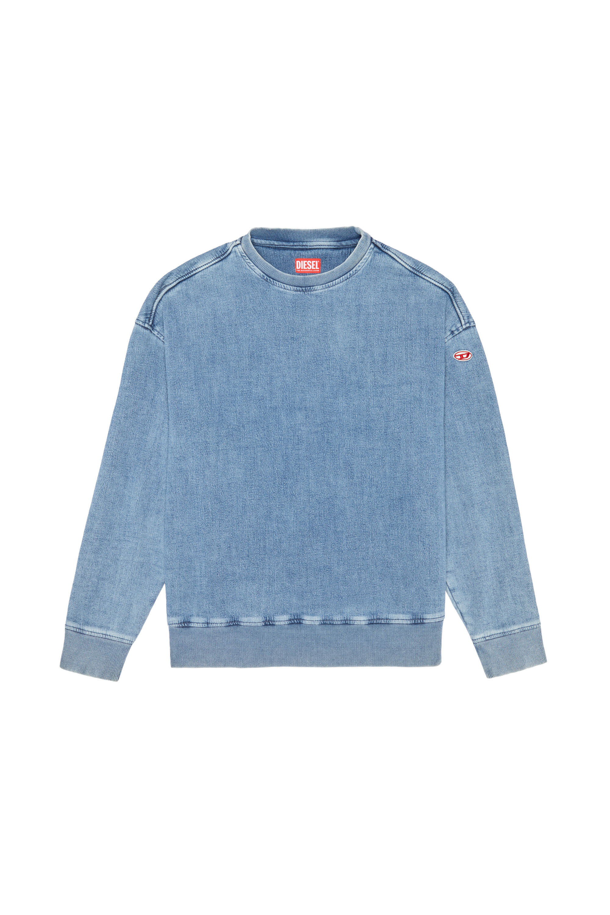 Diesel - D-KRIB TRACK DENIM SWEATSHIRT, ライトブルー - Image 2