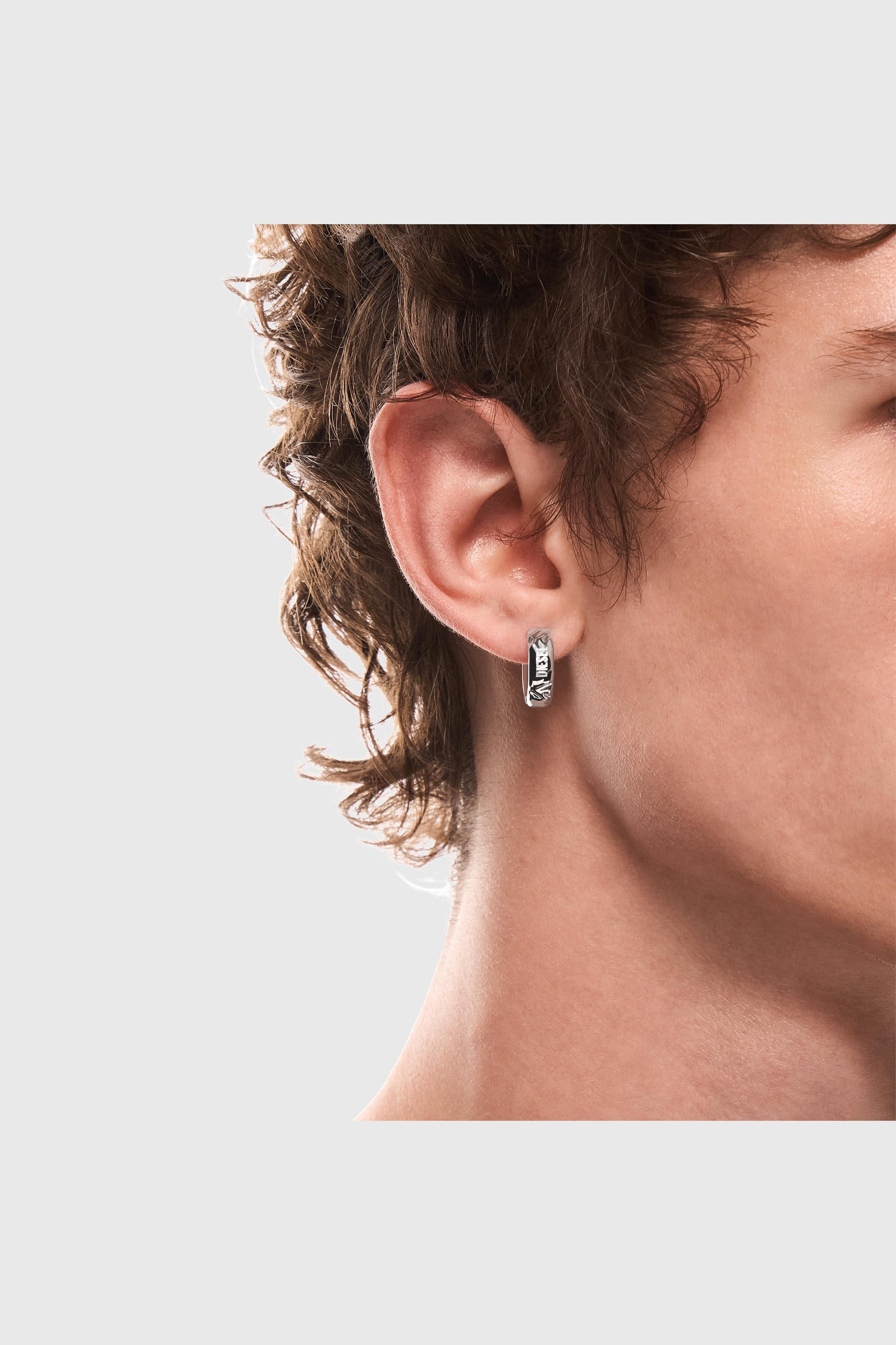 Diesel - DX1730040, Unisex's ピアス（片耳用） in シルバー - 3