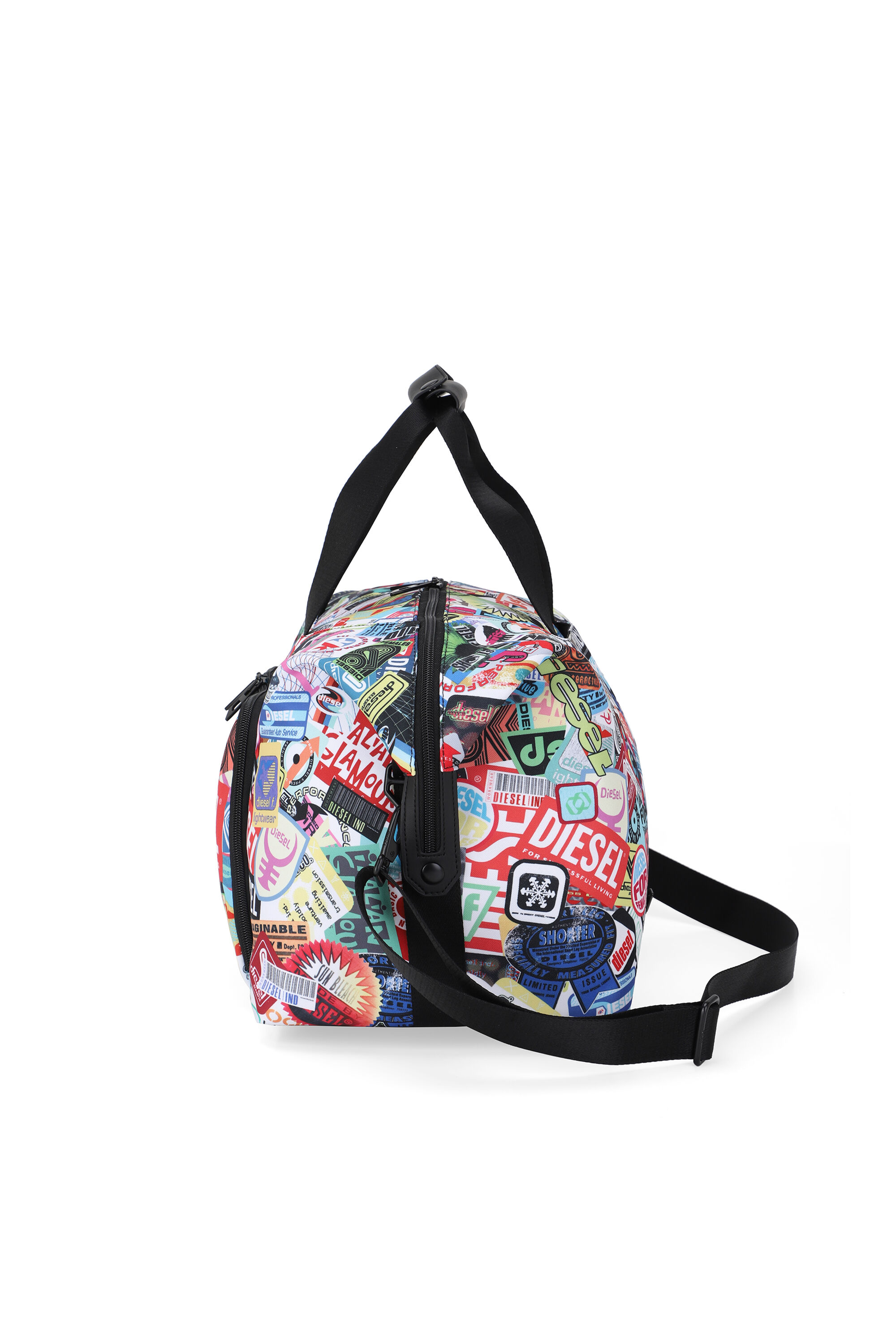 DIESEL様への個別出品です！！ DIESEL PC PRINTED DUFFLE-STICKERS- DSB00 Pratical duffle bag with