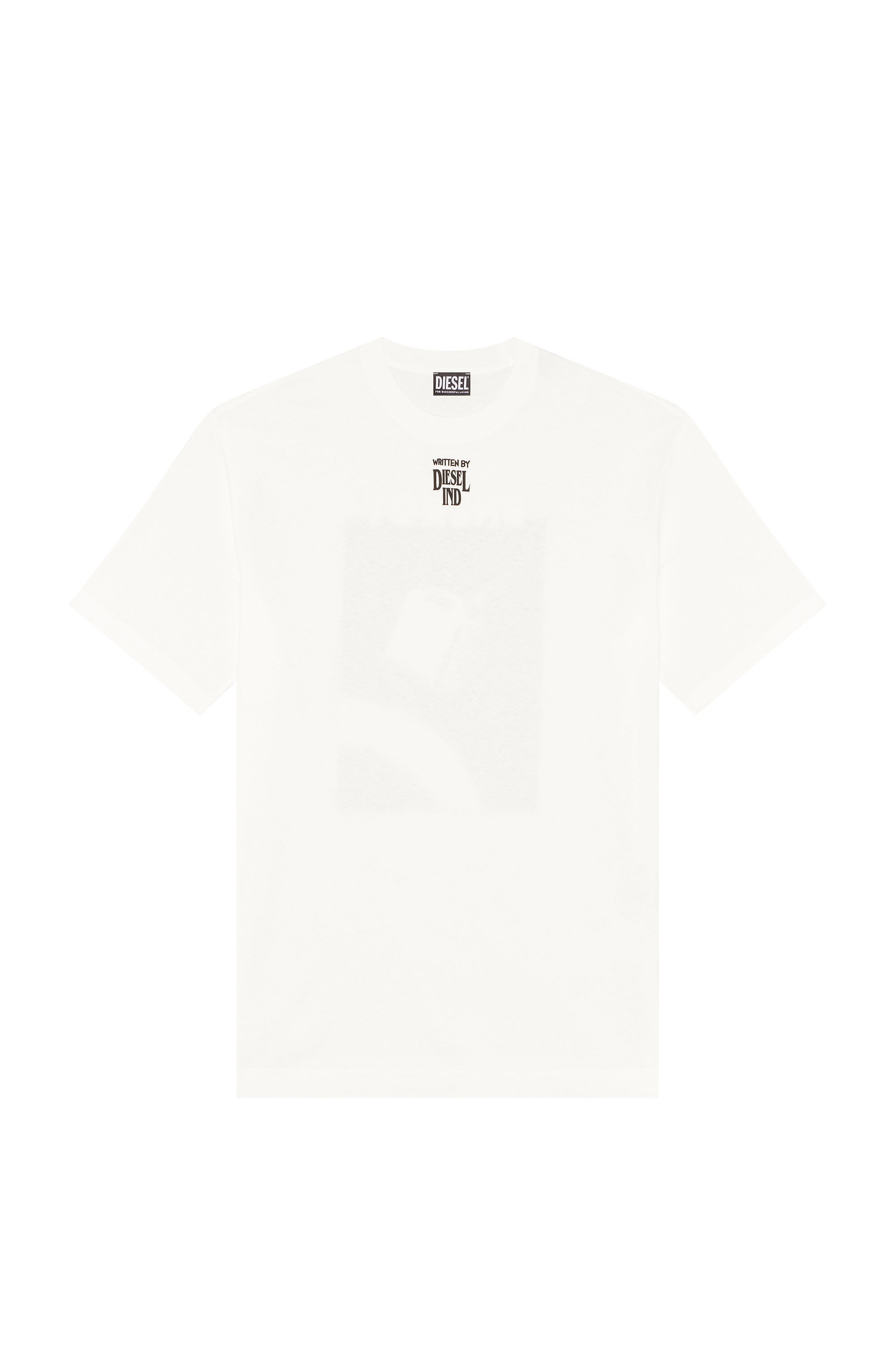 Diesel - T-WASH-G3, Male's Tシャツ バックプリント in ホワイト - 2