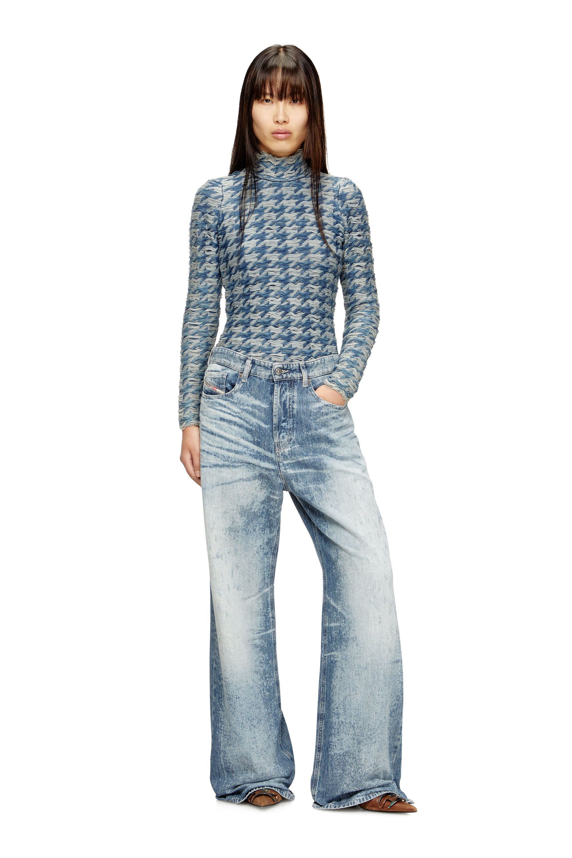 Diesel - Female's Relaxed Jeans 1996 D-Sire 068TY, ライトブルー - 1