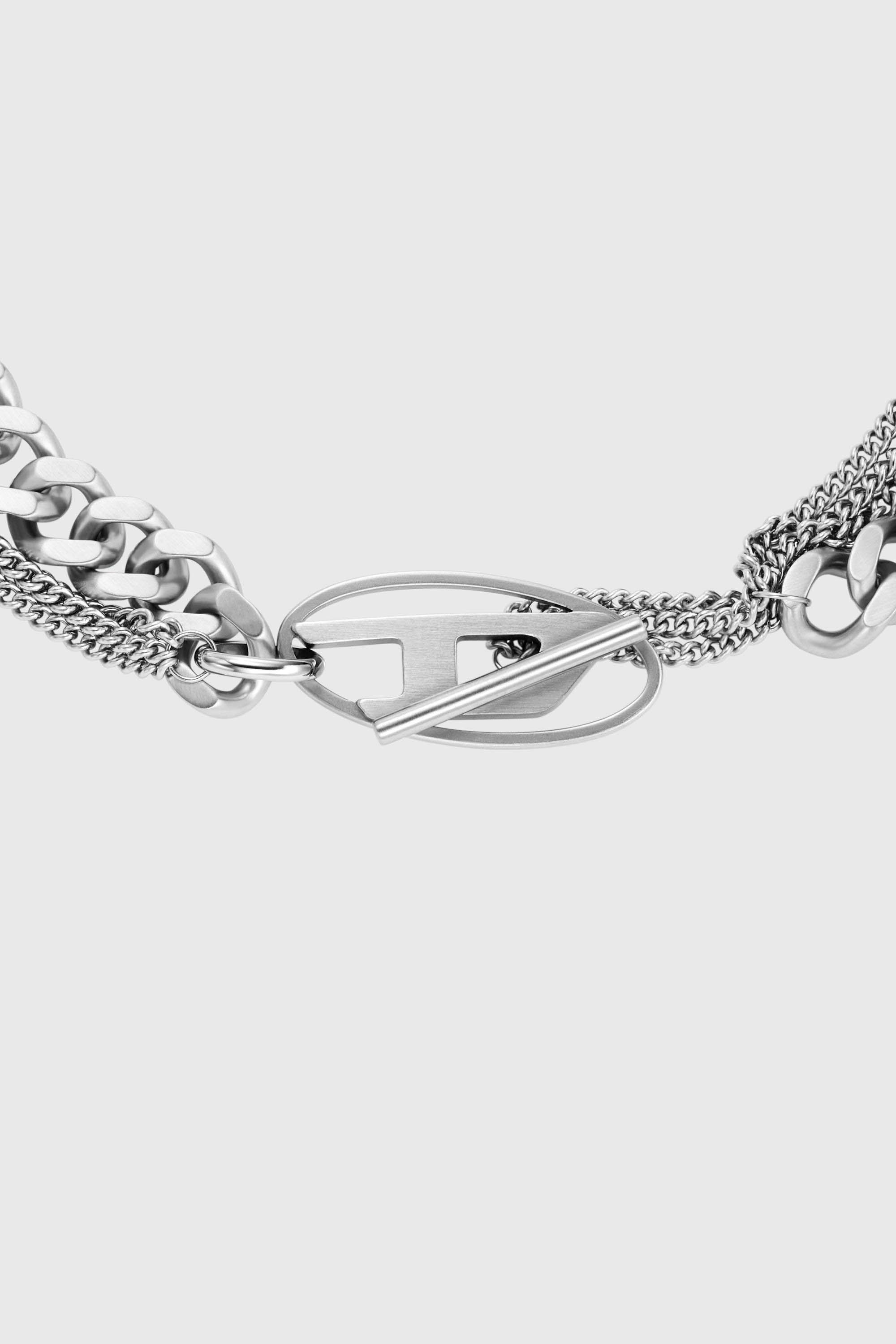 DX1549040 JEWEL ネックレス｜シルバー｜ウィメンズ｜DIESEL