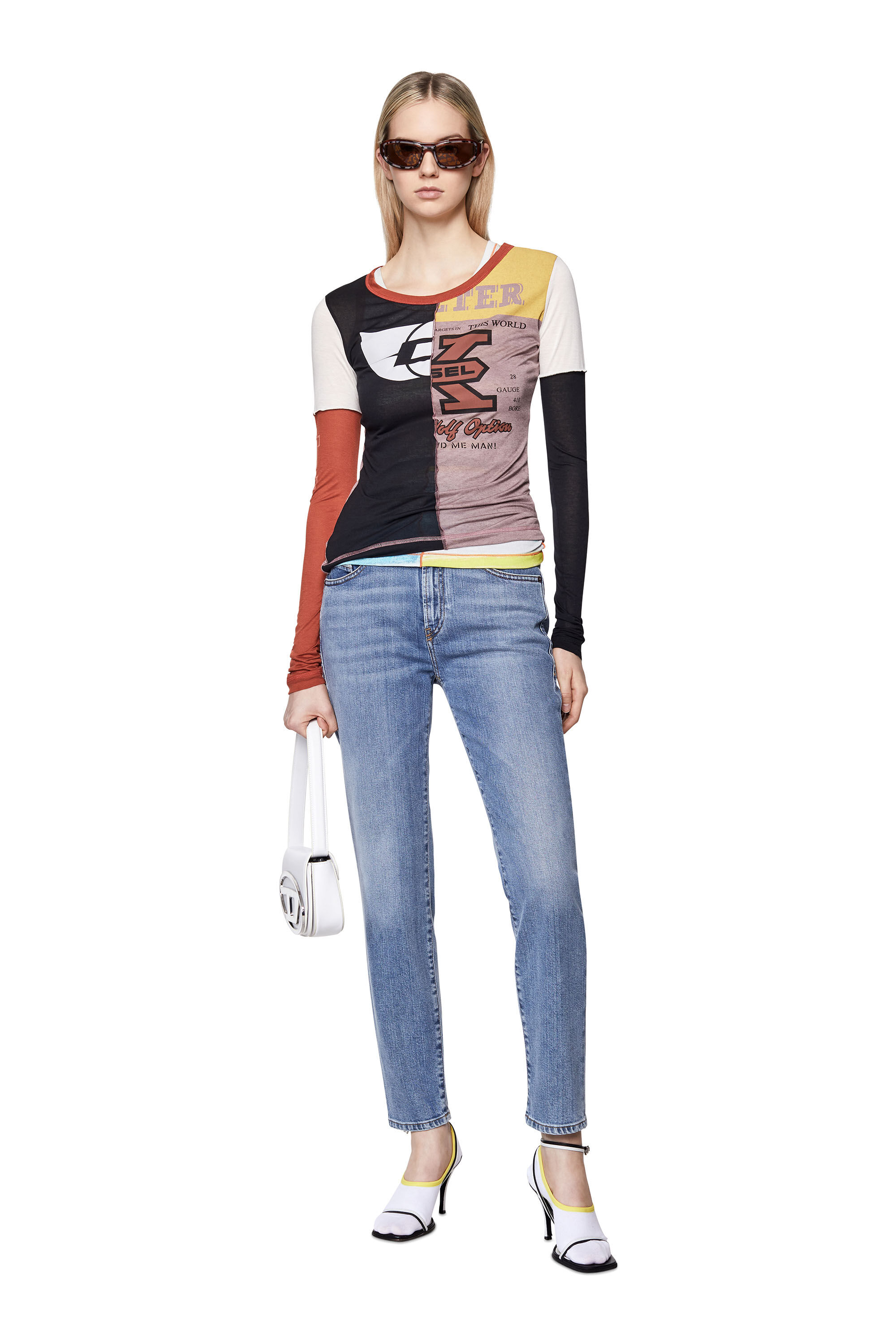 Diesel - 2004 09C12 Tapered Jeans, ライトブルー - Image 1