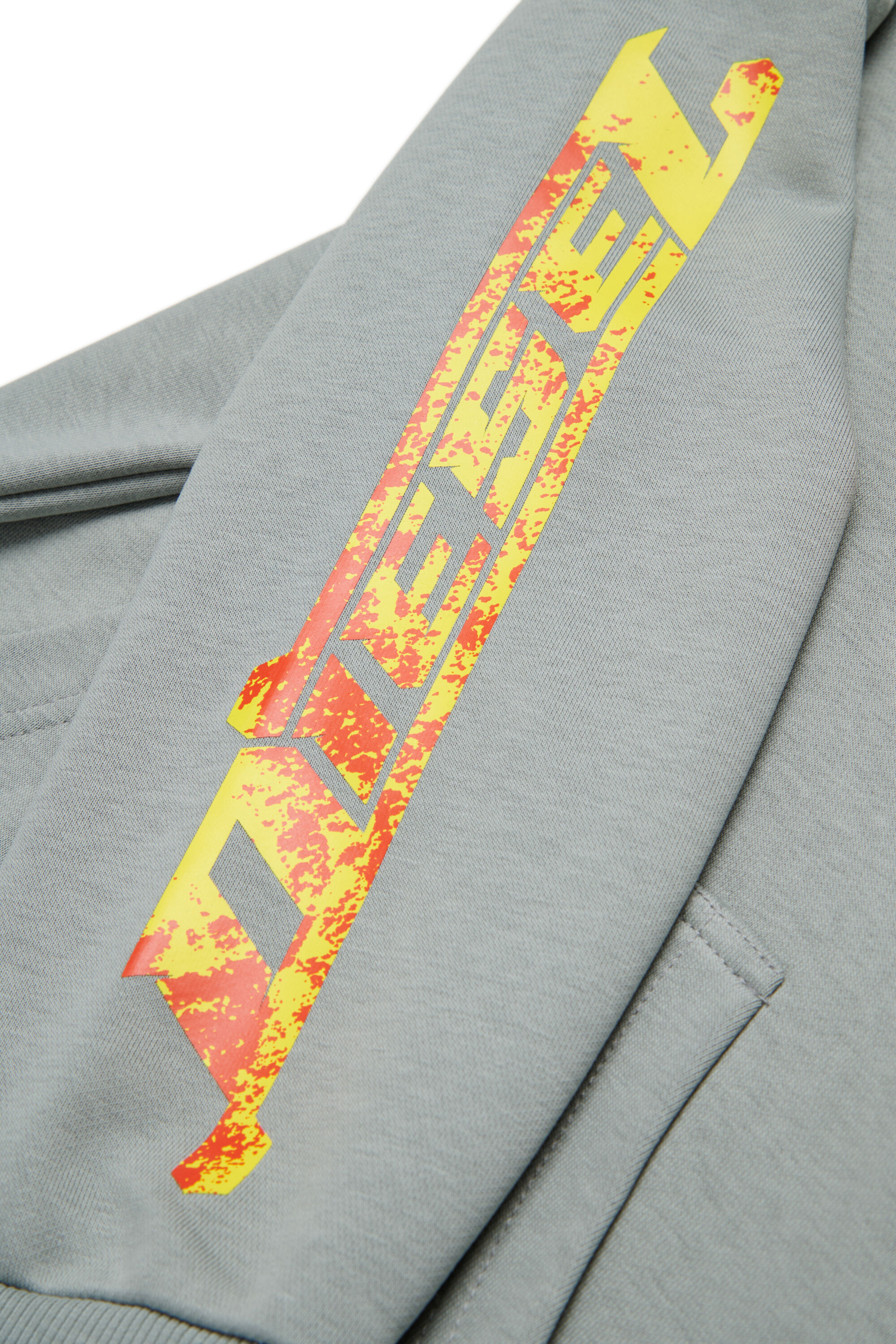 Diesel - SRACE OVER, Male's プルオーバーパーカー in グレー - 4