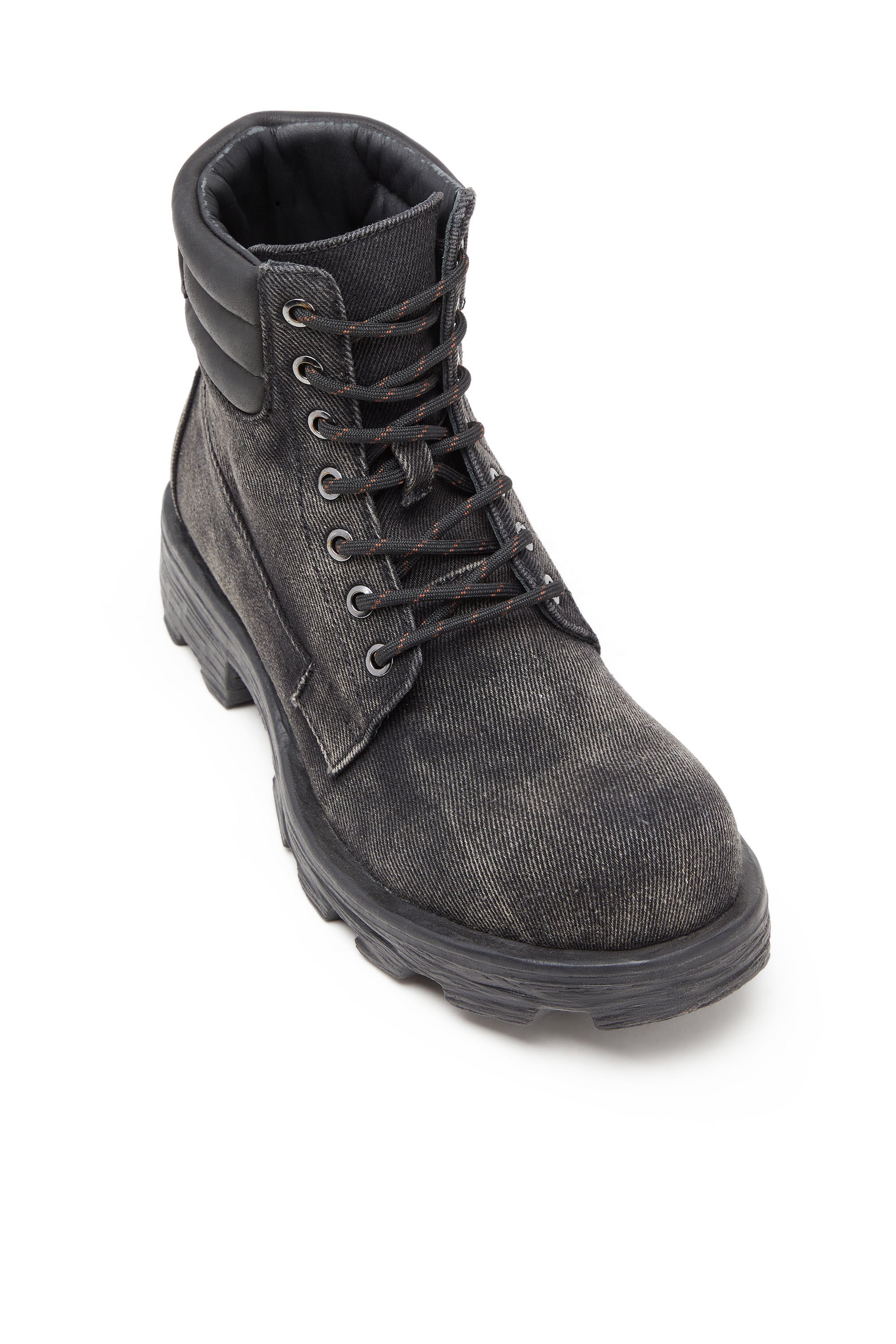 Diesel - D-HAMMER LACE UP W, Female's レースアップブーツ in ダークグレー - 6