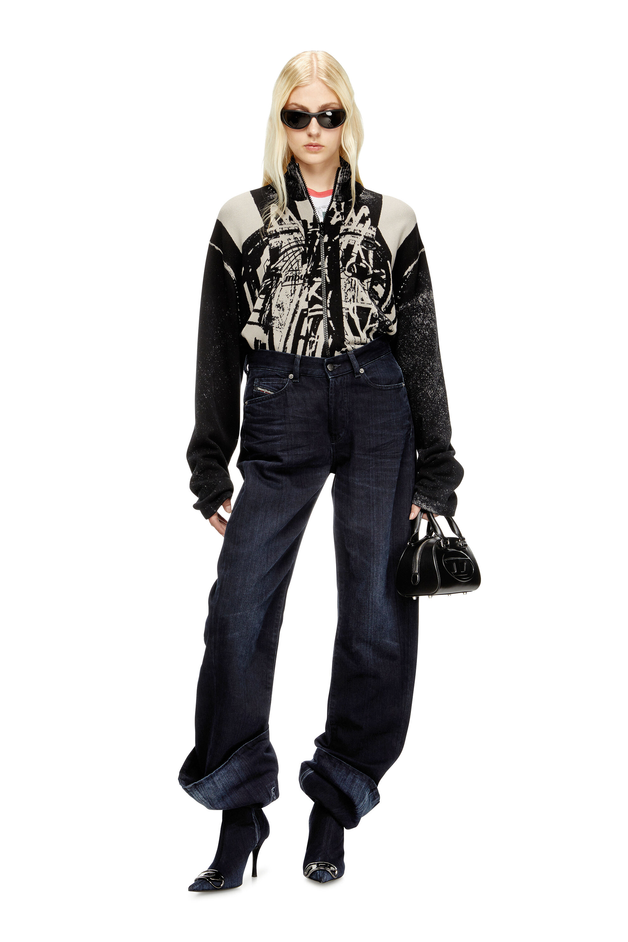 Diesel - Female's Relaxed Jeans 1974 D-Ellz 09L54, null - 6