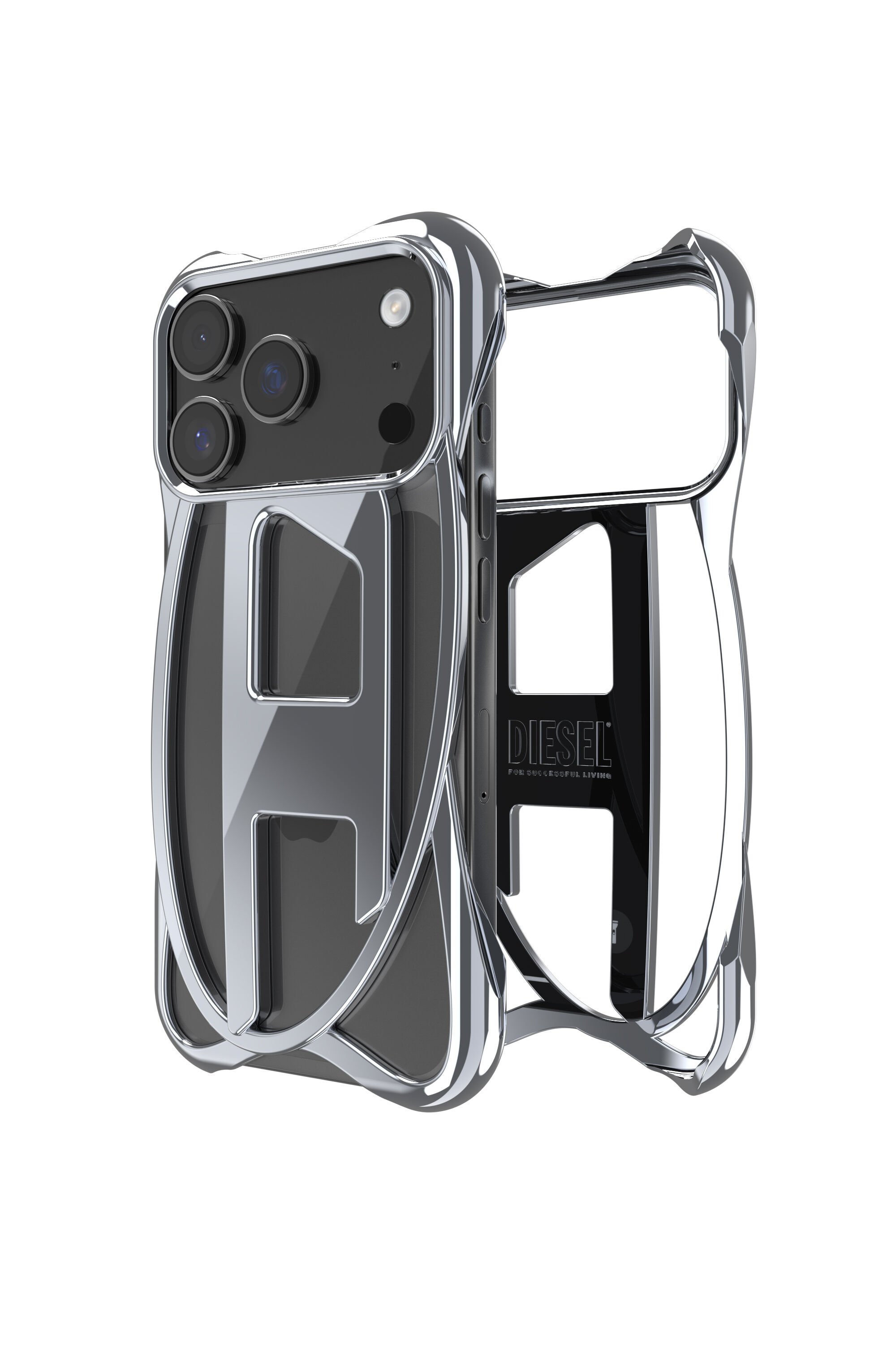 Diesel - 60445  D FRAME CASE, Unisex's IPHONE 17 PRO in ダークグレー - 1