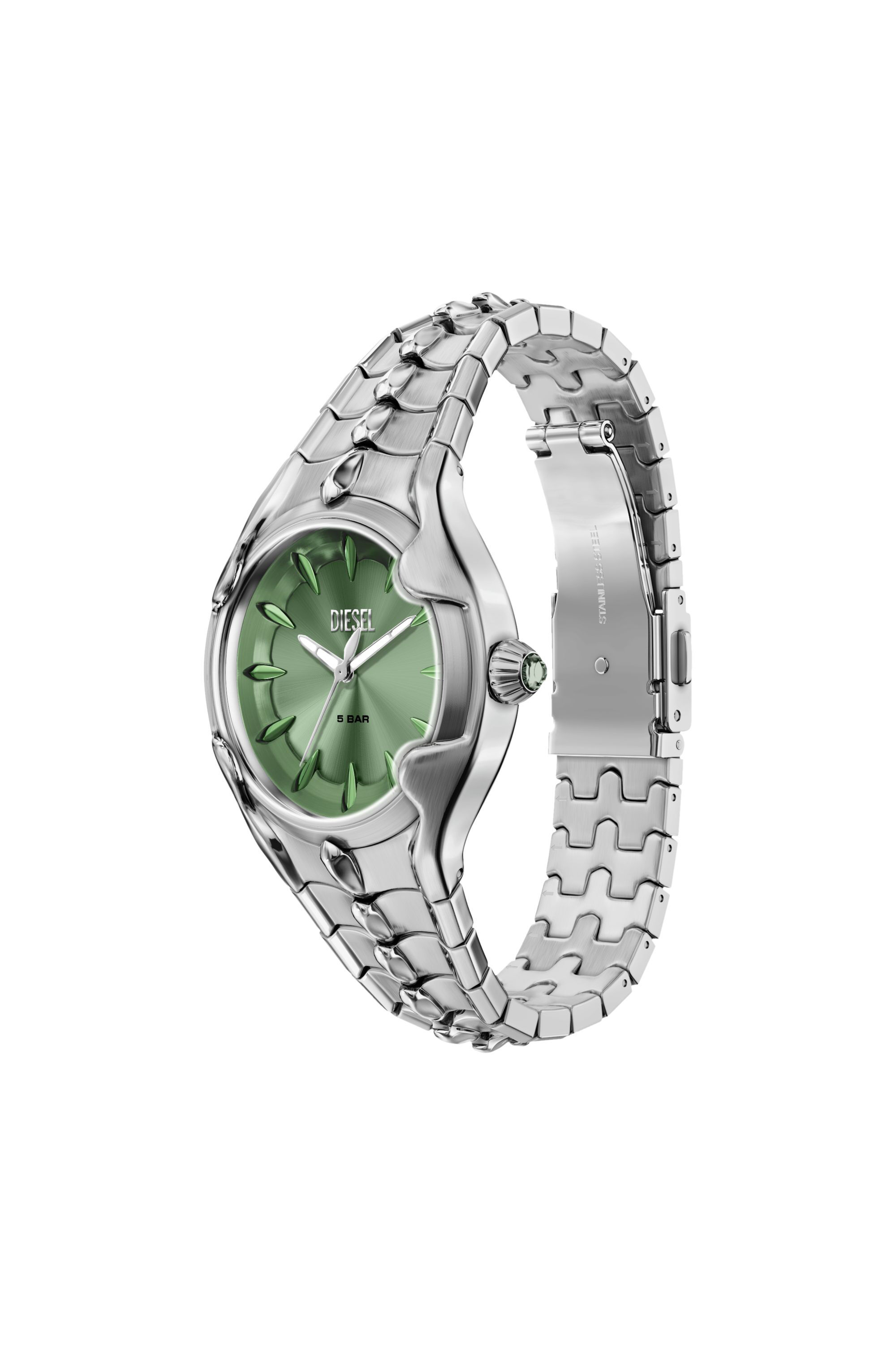 DZ5632 WATCH Vert stainless steel watch｜シルバー｜メンズ｜DIESEL