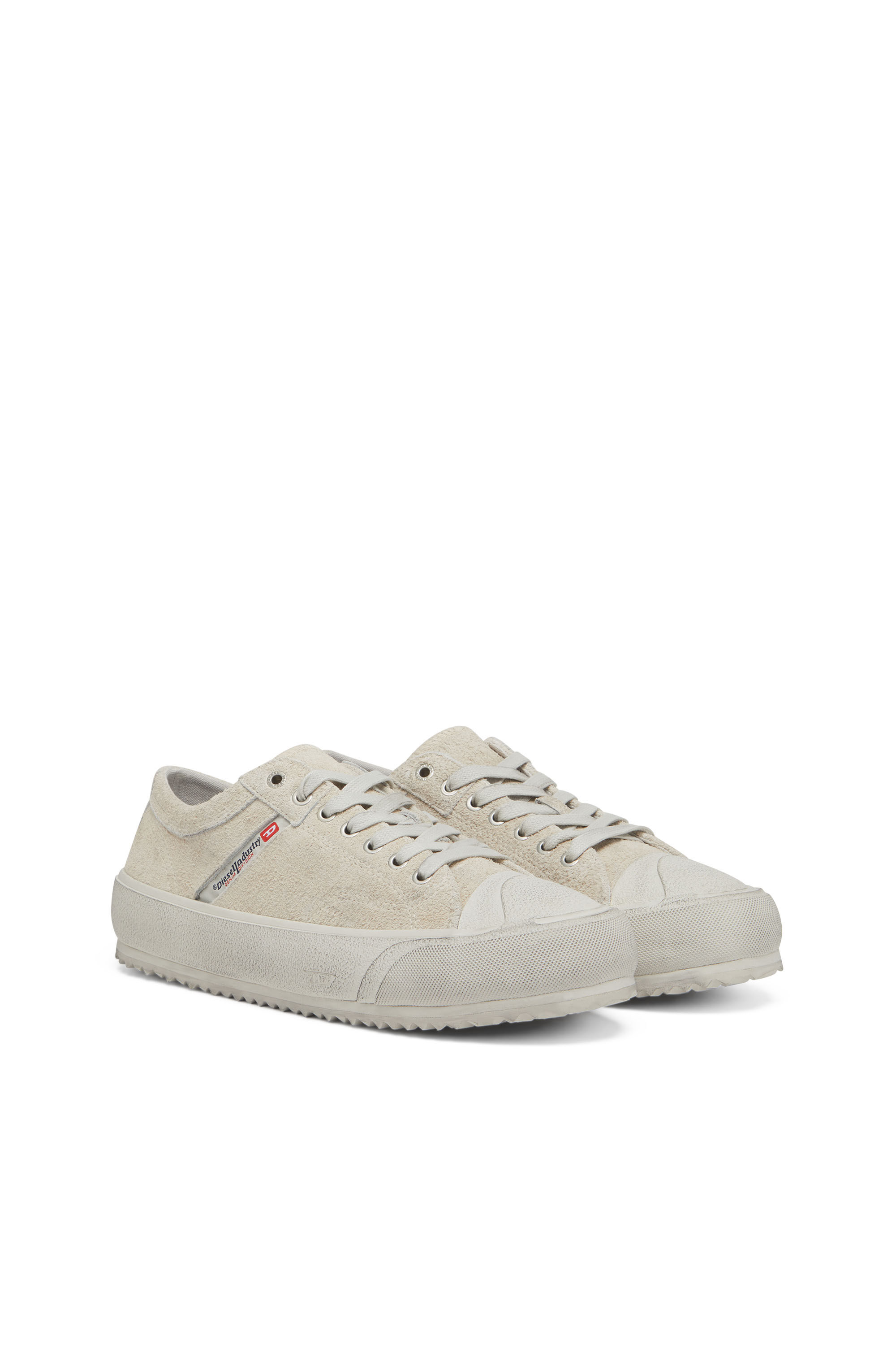 Diesel - S-PRINCIPIA LOW X, Male's カウレザー スウェード ローカット スニーカー - S-Principia Low X in ホワイト - 2