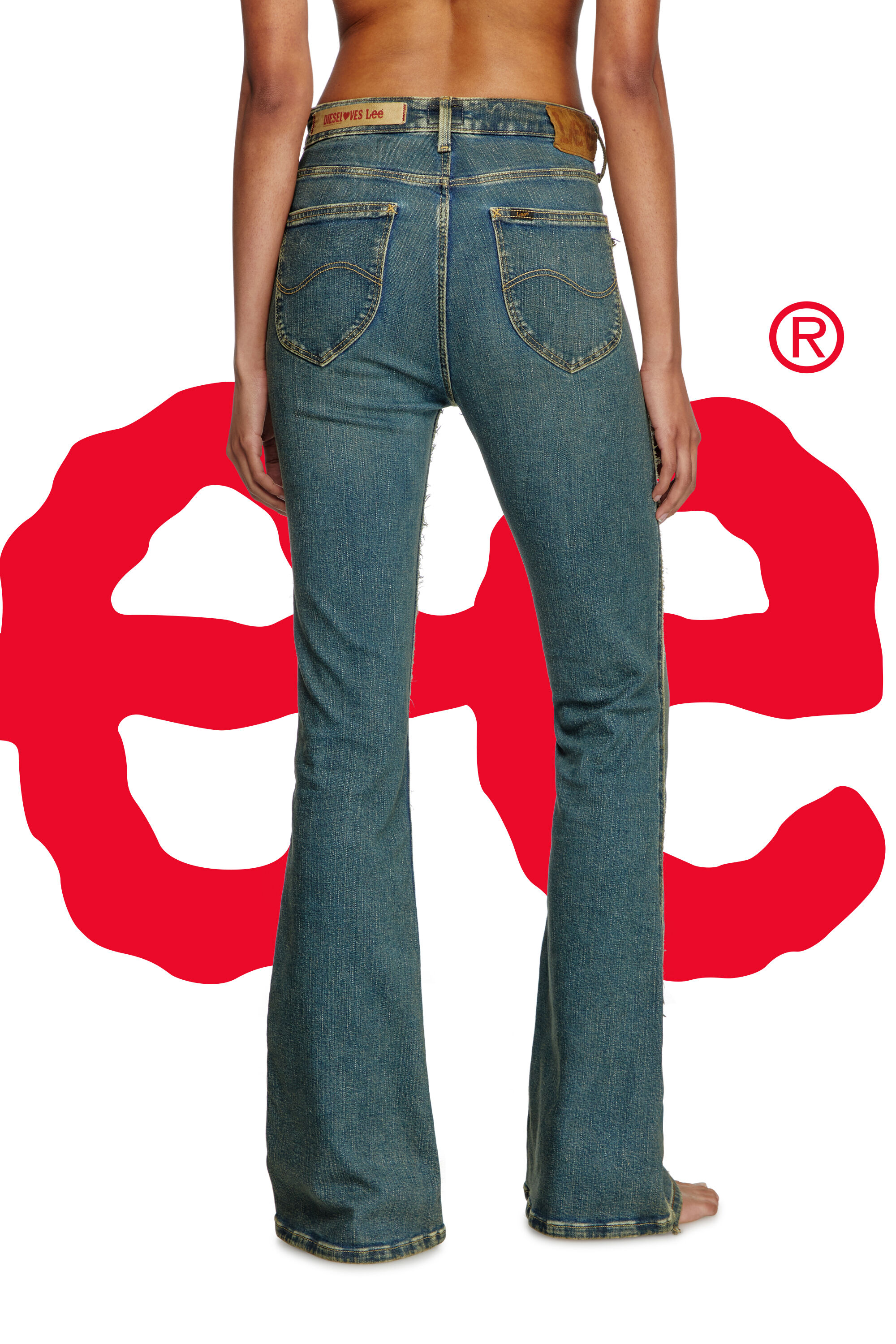 Diesel - Female's Regular Jeans Dieseloves 01 09N01, ダークブルー - 6