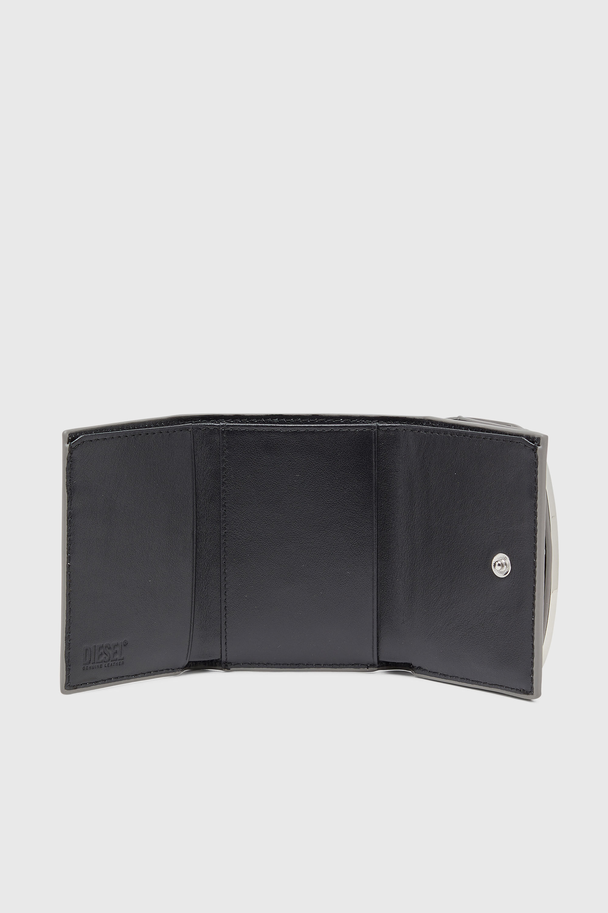 1DR TRI FOLD COIN XS 三つ折りウォレット｜シルバー｜ウィメンズ｜DIESEL