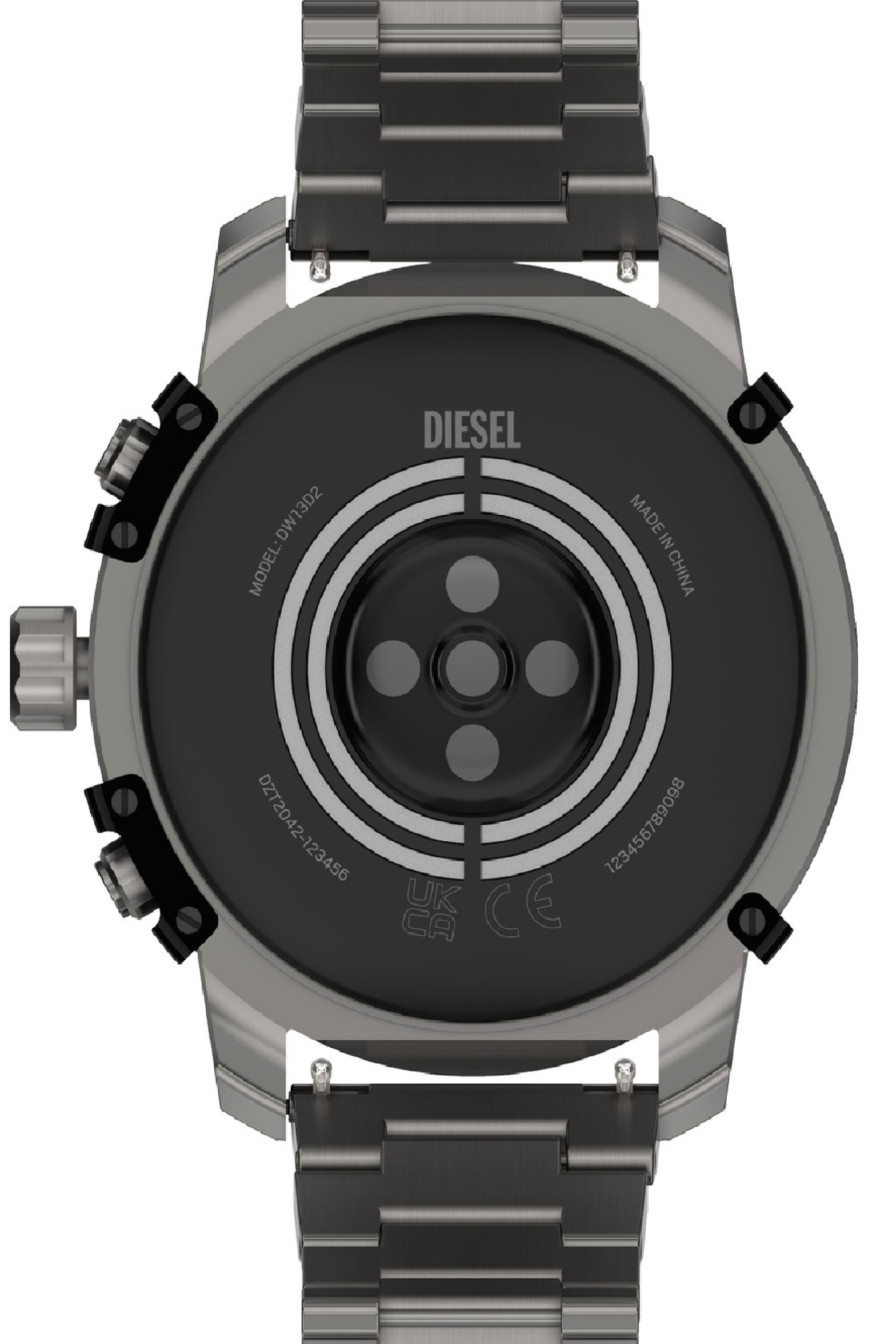 Diesel - DZT2042, Male's スマートウォッチ in ダークグレー - 4