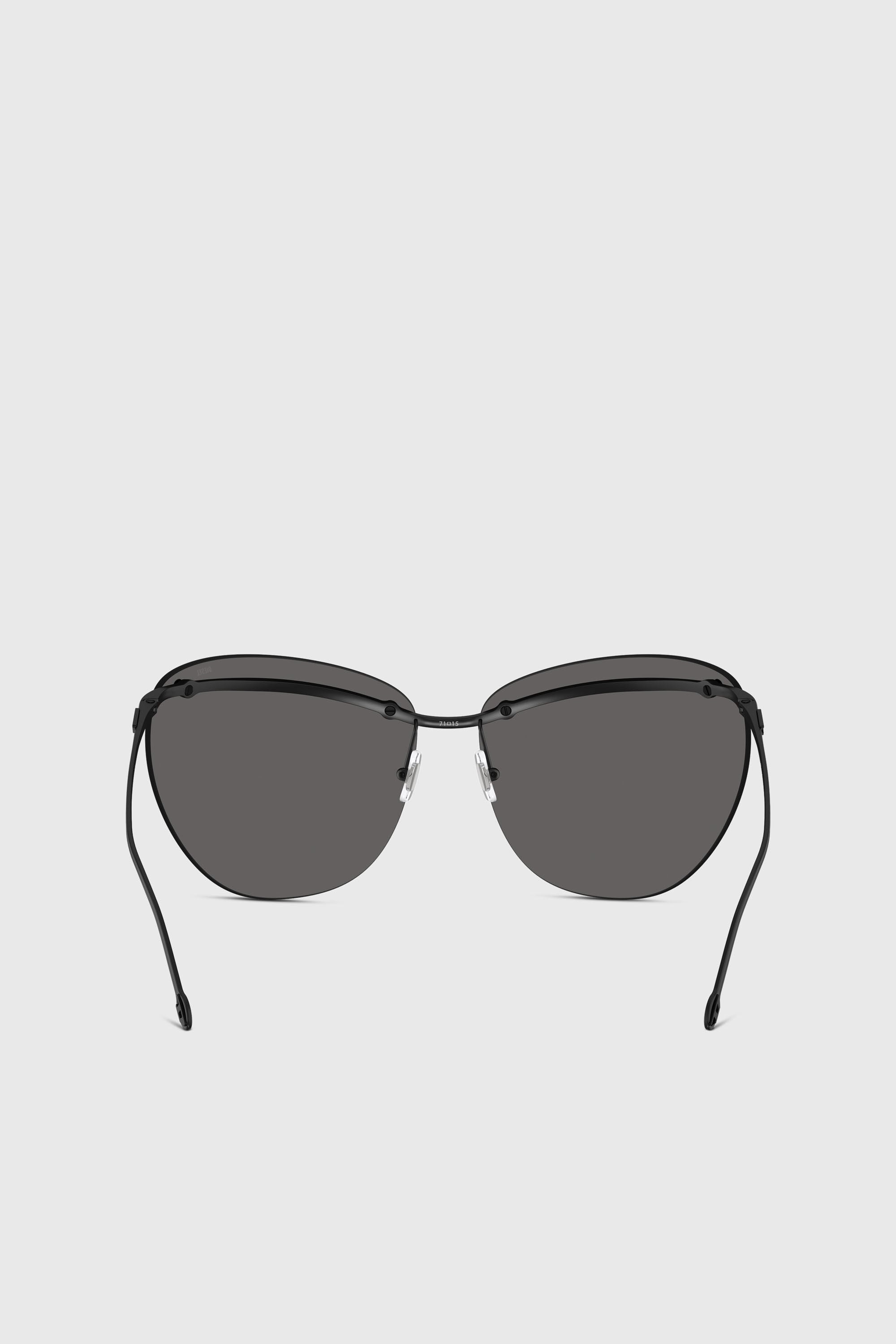 Diesel - 0DL1007, Unisex's Wraparound shape sunglasses in グレー - 3