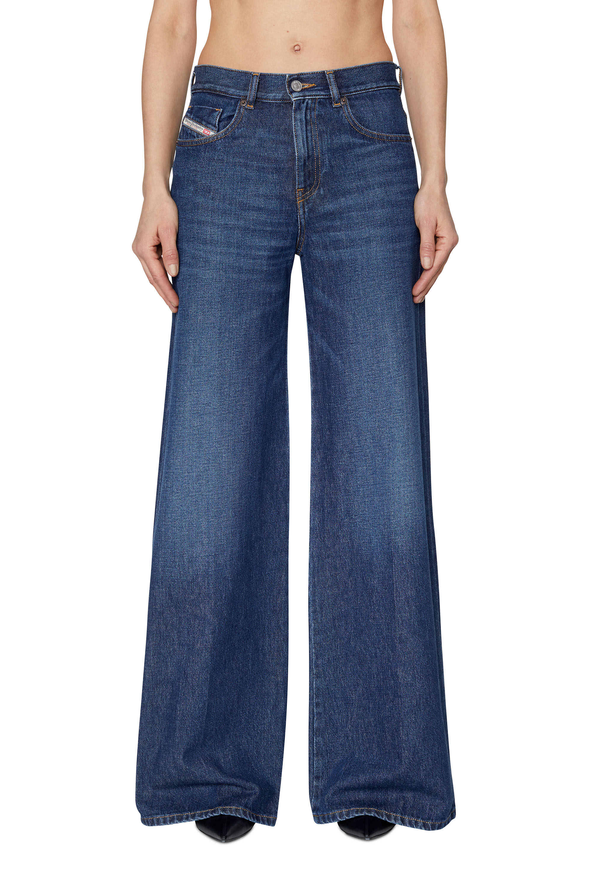 Diesel - 1978 09C03 Bootcut and Flare Jeans, ダークブルー - Image 3