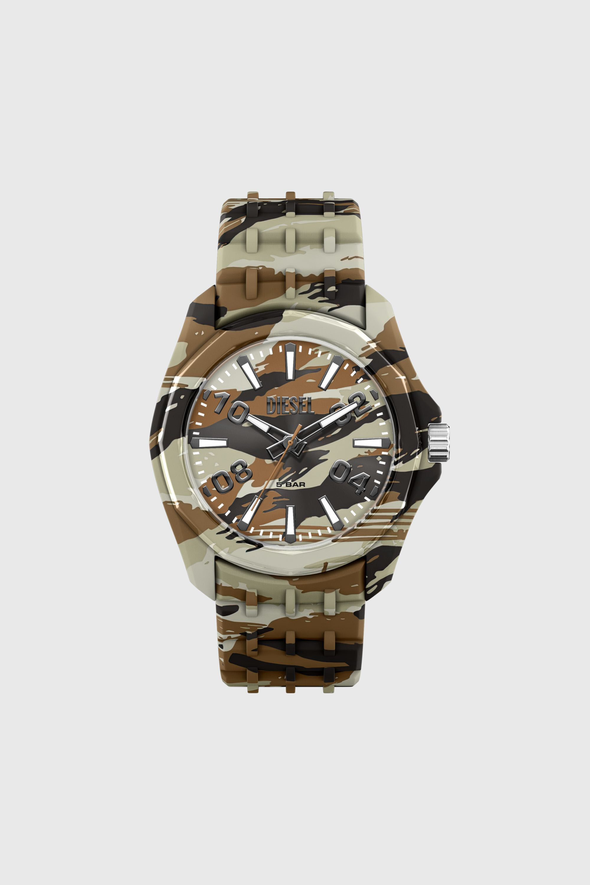 DZ2242 WATCH Stinger camo silicone watch｜マルチカラー｜メンズ｜DIESEL