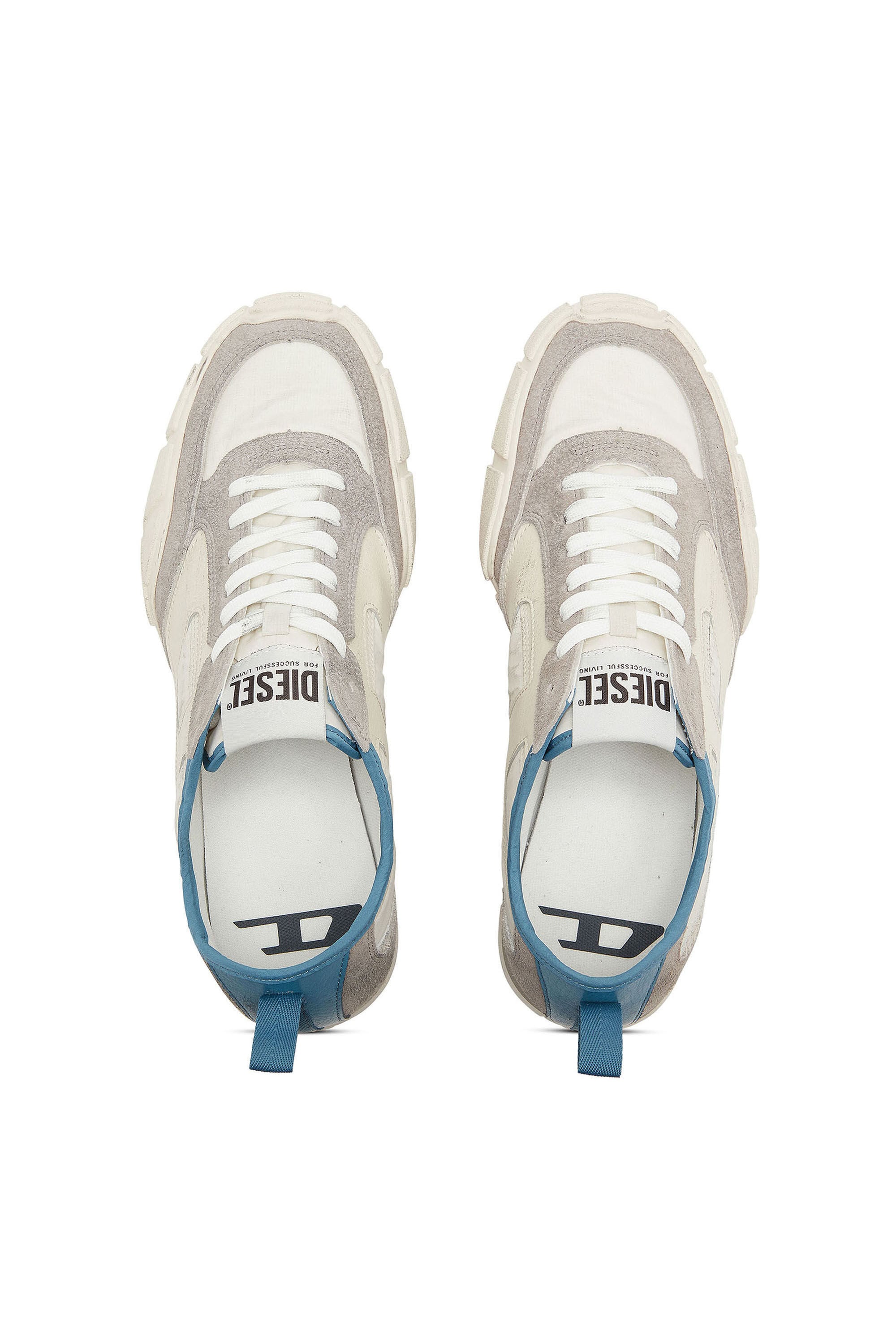 Diesel - S-PAGODHA LOW, Male's ローカットスニーカー in ホワイト/グレー - 5