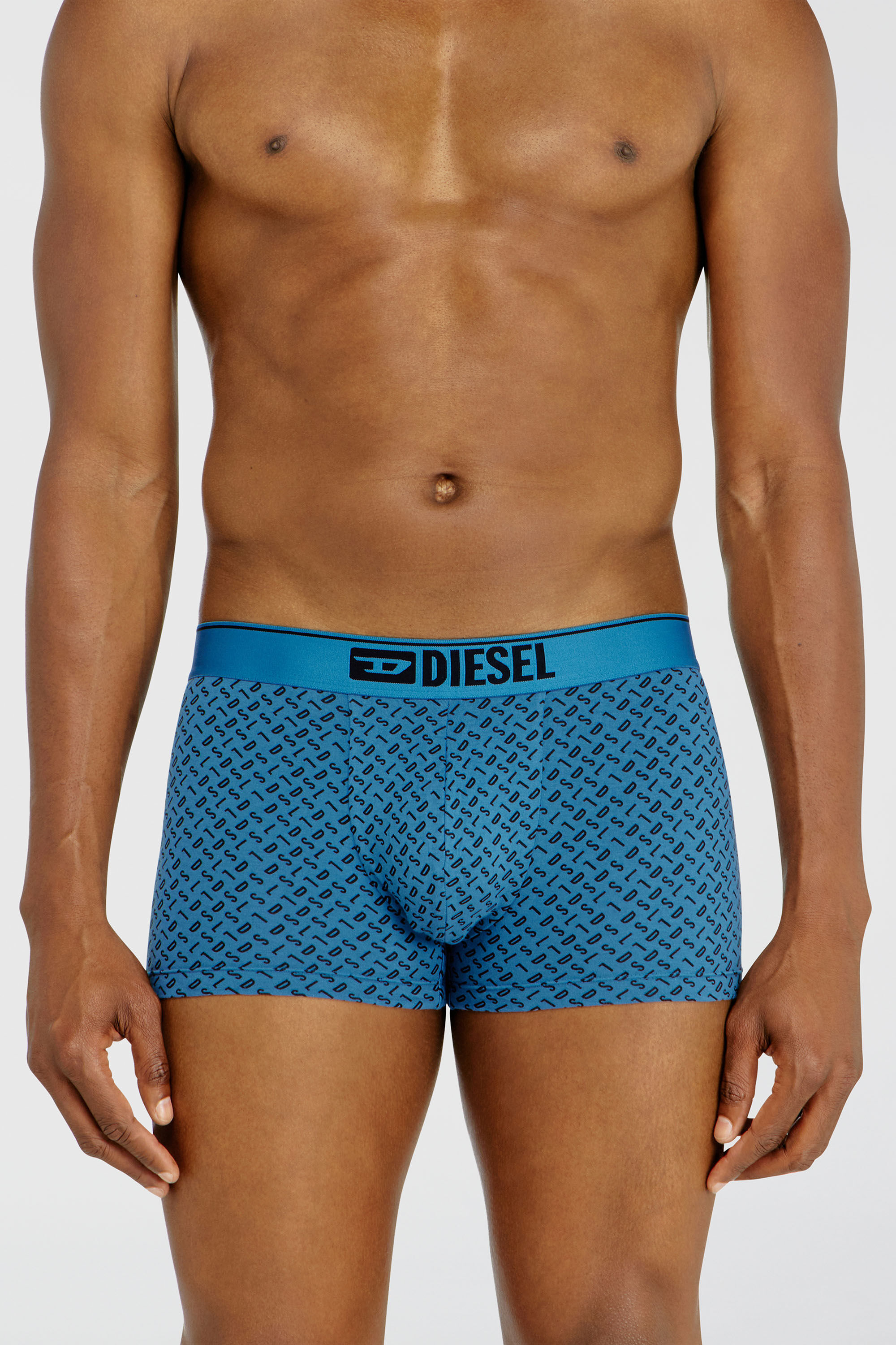 Diesel - DAMIEN-D-BOX-3PACK, Male's ボクサーパンツ 3枚パック in ブルー - 3