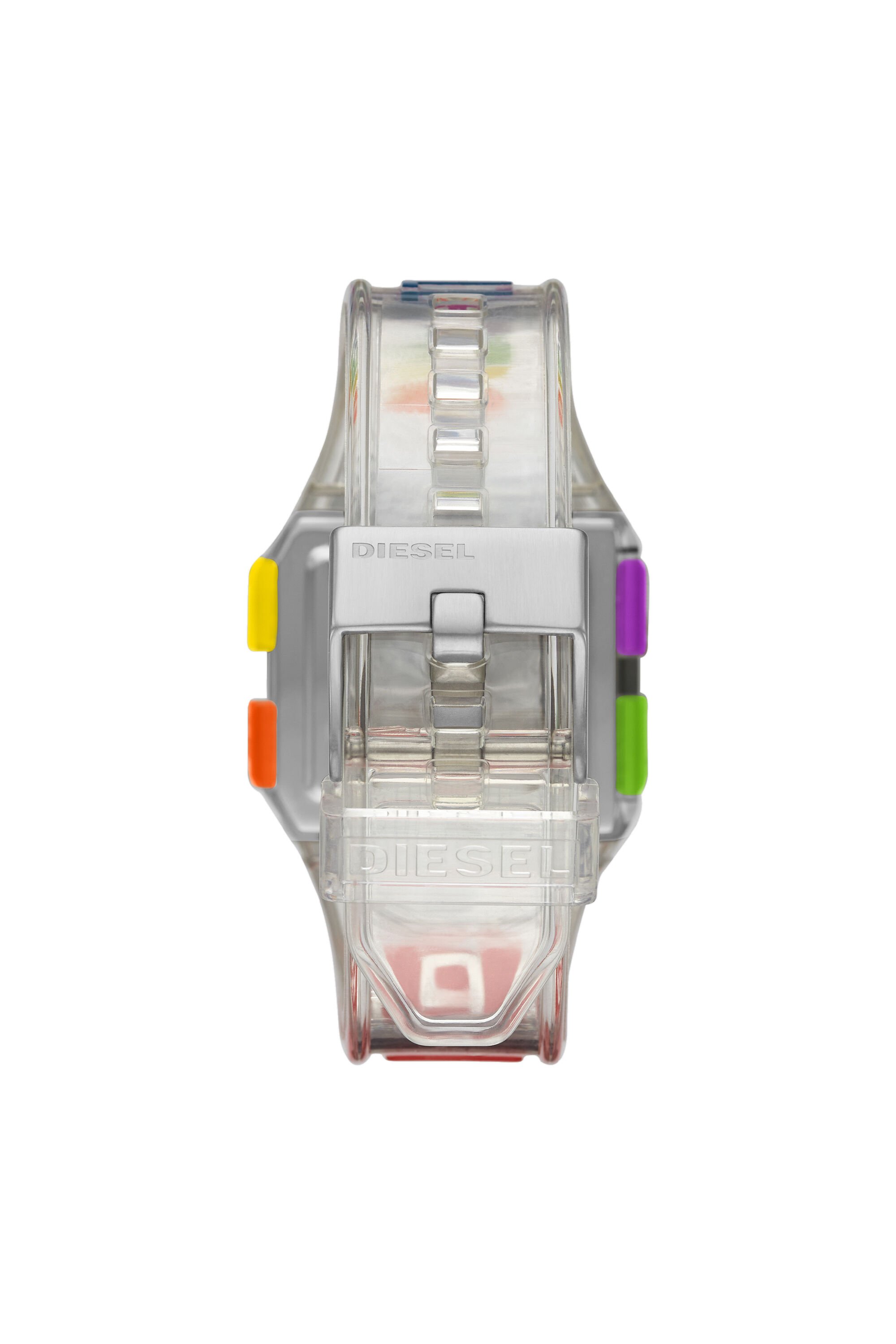 Diesel - DZ1935, Unisex's Limited-edition Chopped digital transparent watch in ホワイト - 2