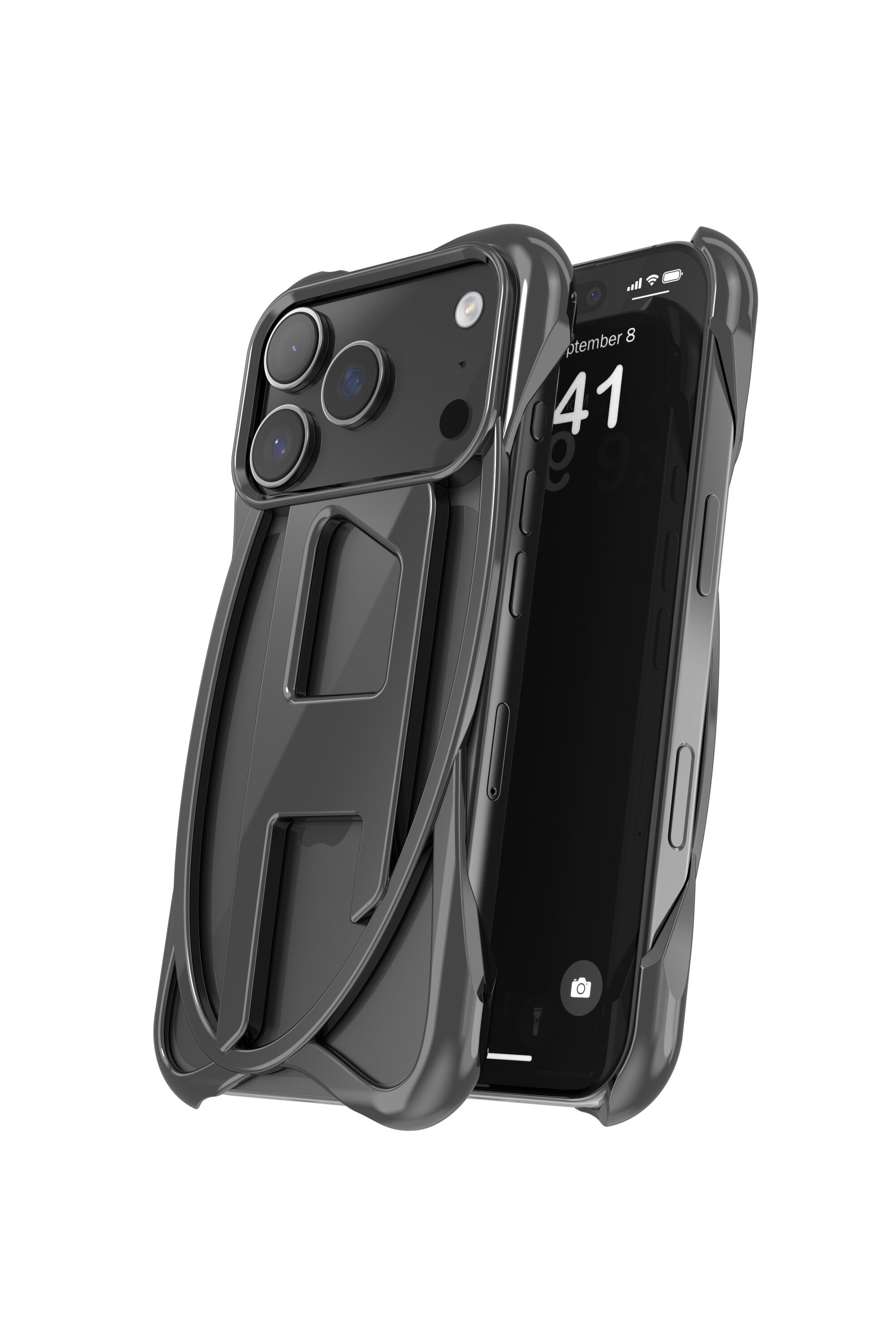 Diesel - 60448  D FRAME CASE, Unisex's IPHONE 17 PRO in ブラック - 3