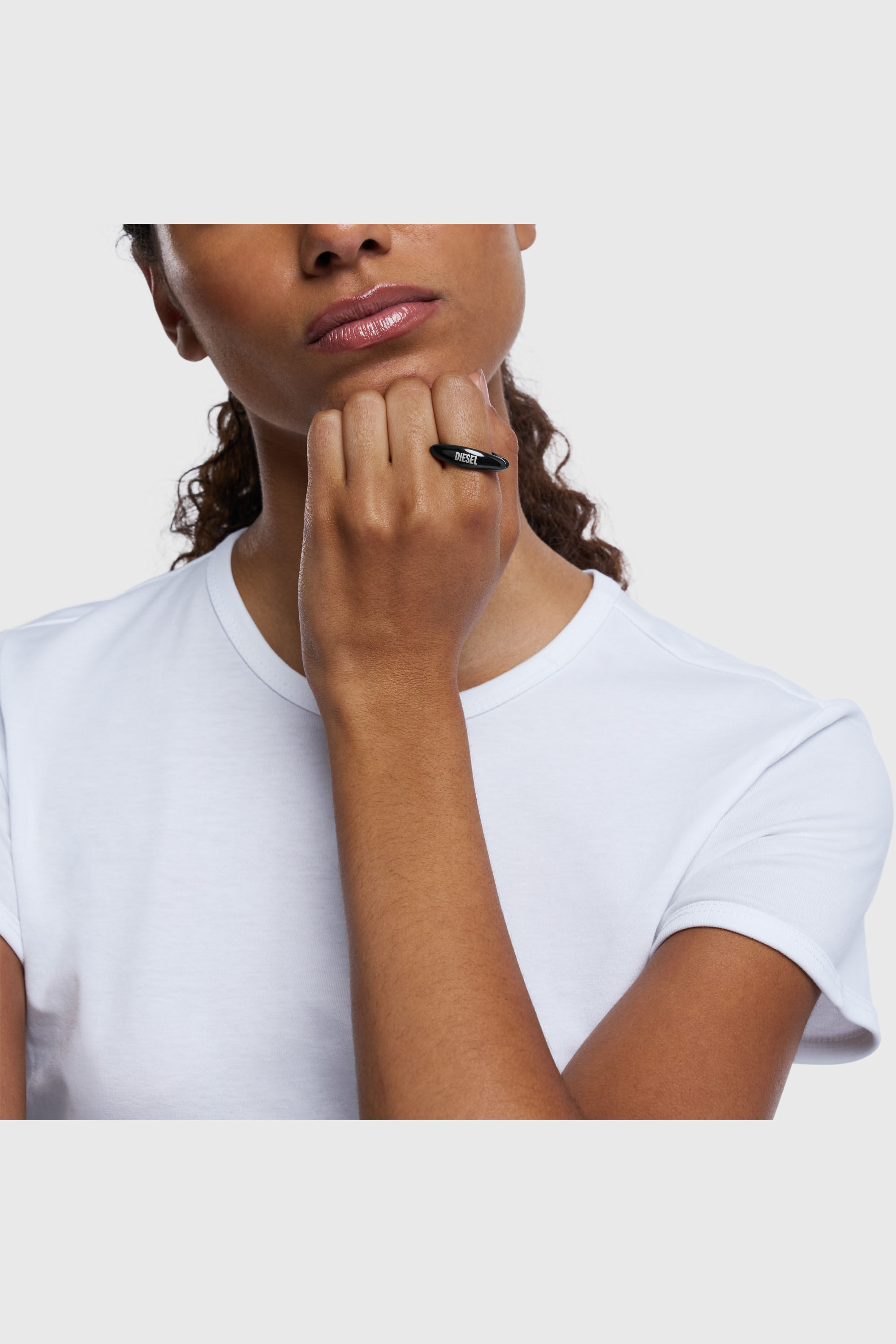 Diesel - DX1632001 JEWELLERY, Unisex's リング in ブラック - 4